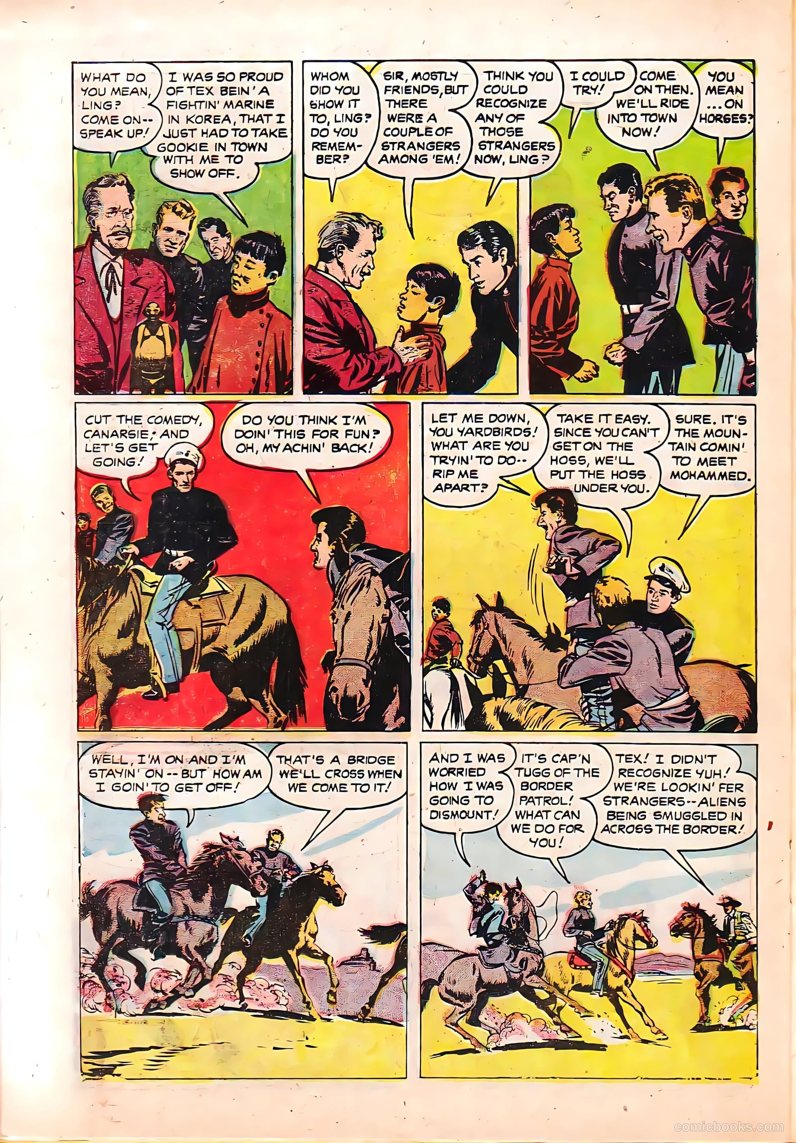 Monty Hall of the U.S. Marines #4 (1952) — page 22 of 36