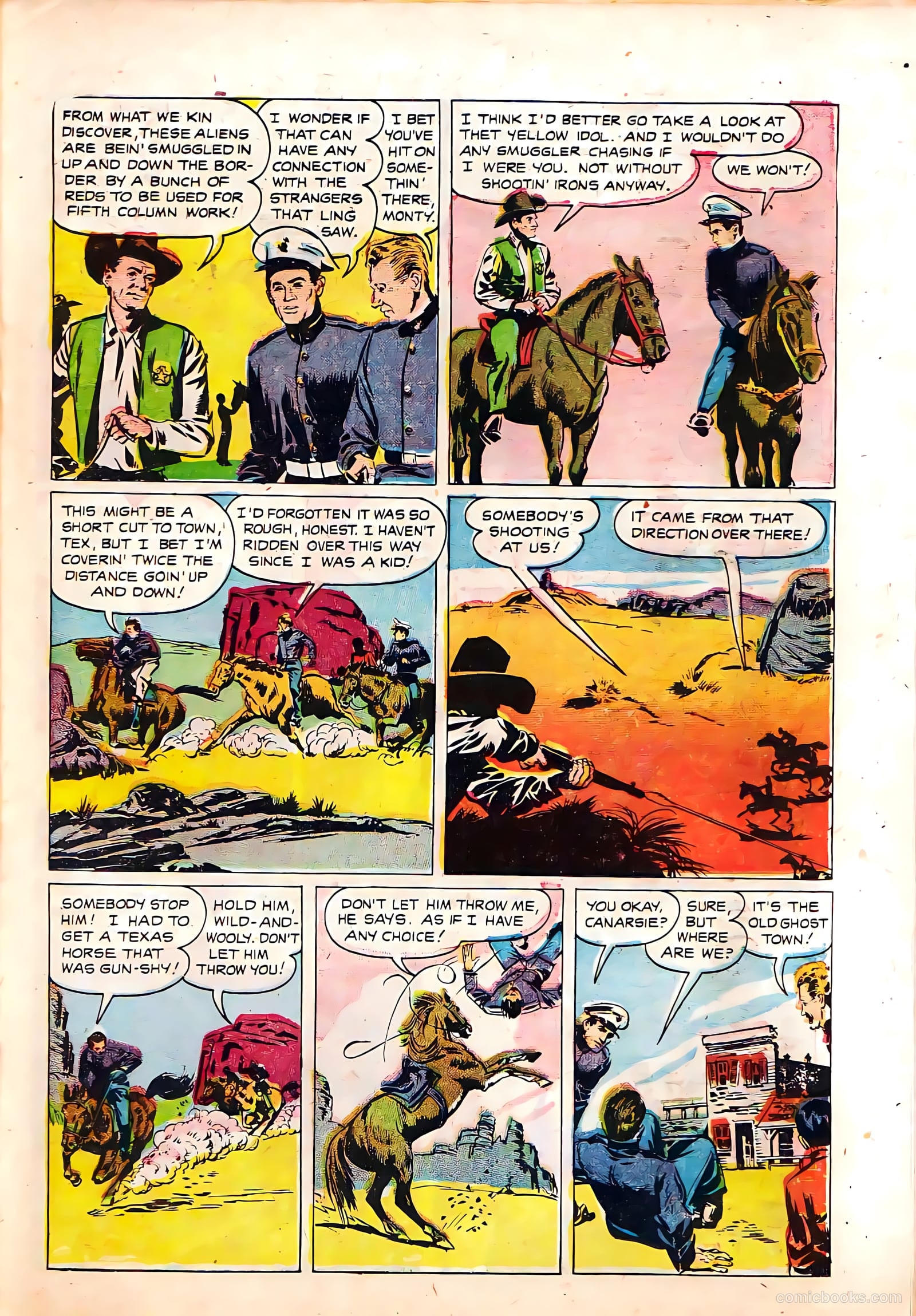 Monty Hall of the U.S. Marines #4 (1952) — page 23 of 36
