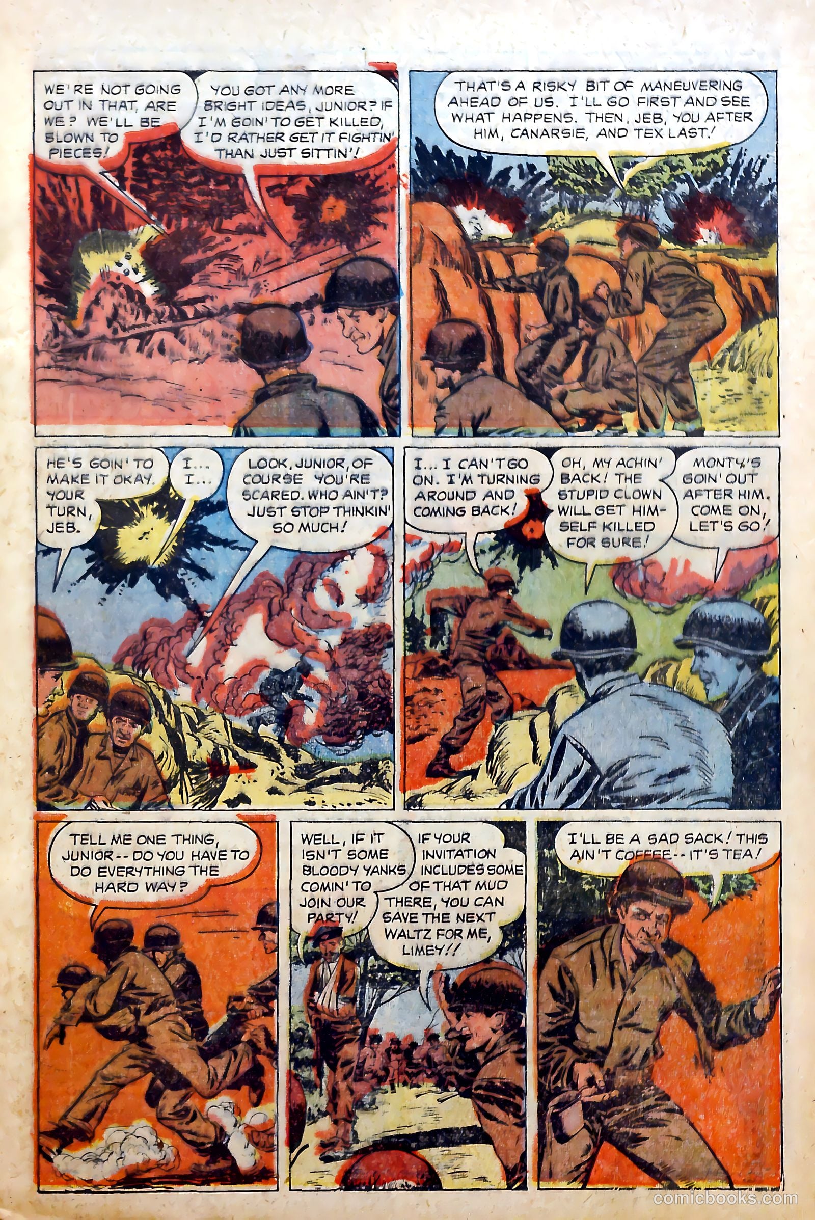Monty Hall of the U.S. Marines #5 (1952) — page 9 of 36