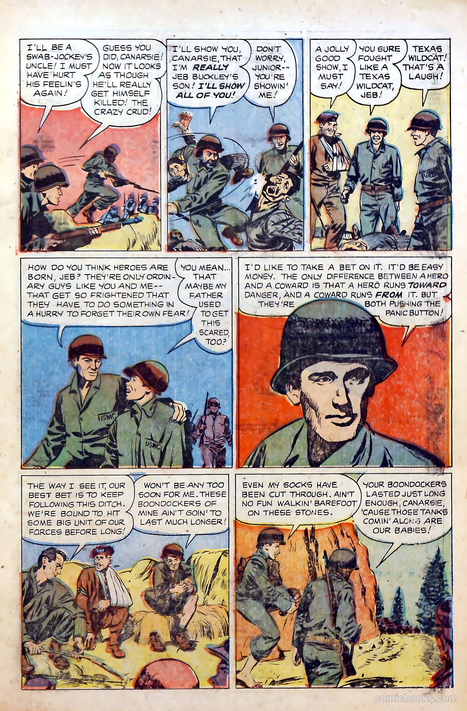 Monty Hall of the U.S. Marines #5 (1952) — page 11 of 36