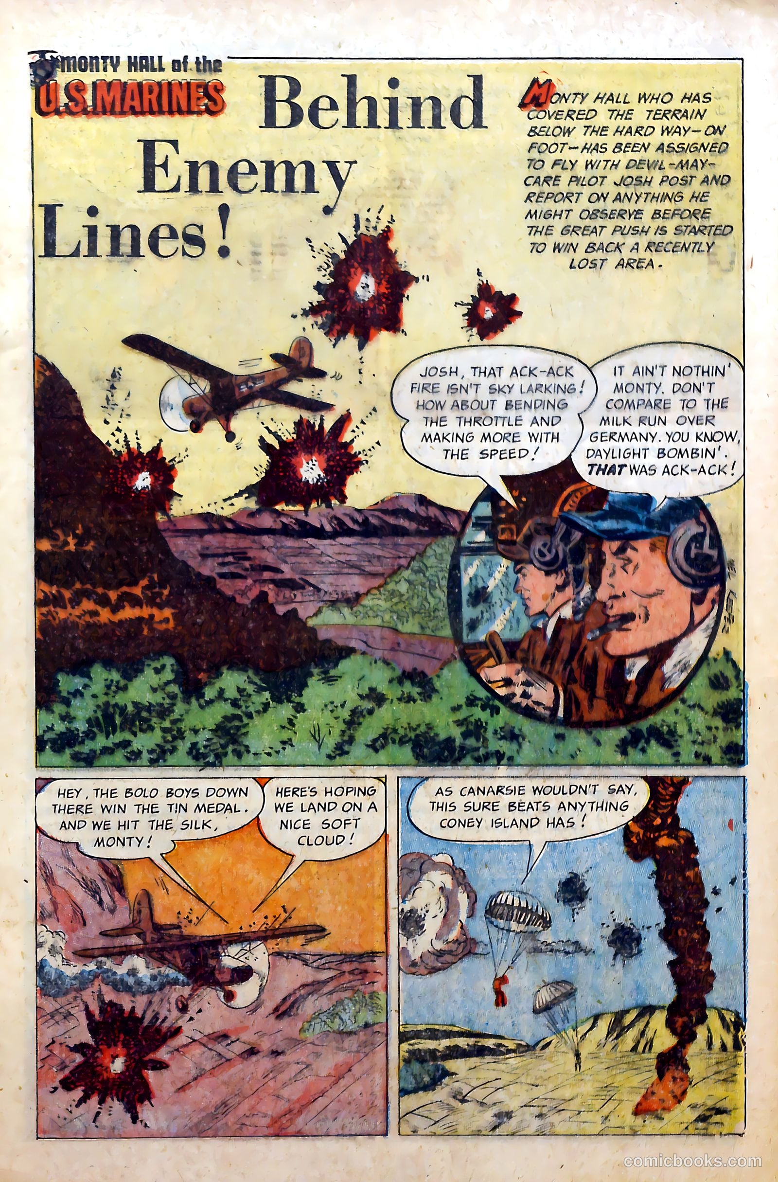 Monty Hall of the U.S. Marines #5 (1952) — page 13 of 36