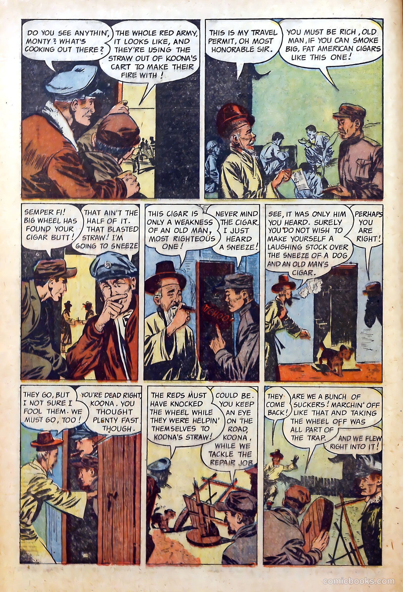 Monty Hall of the U.S. Marines #5 (1952) — page 16 of 36