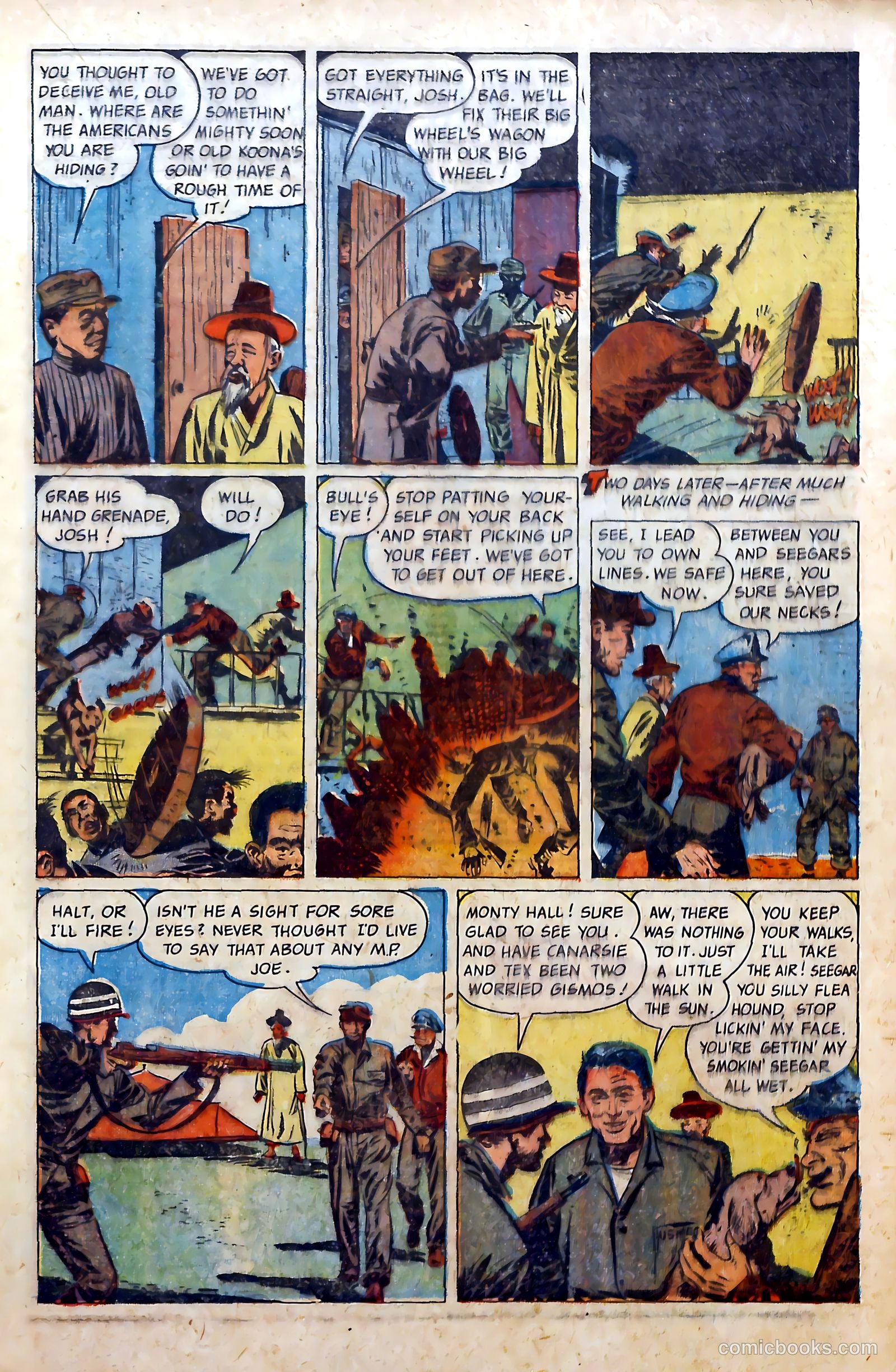 Monty Hall of the U.S. Marines #5 (1952) — page 17 of 36