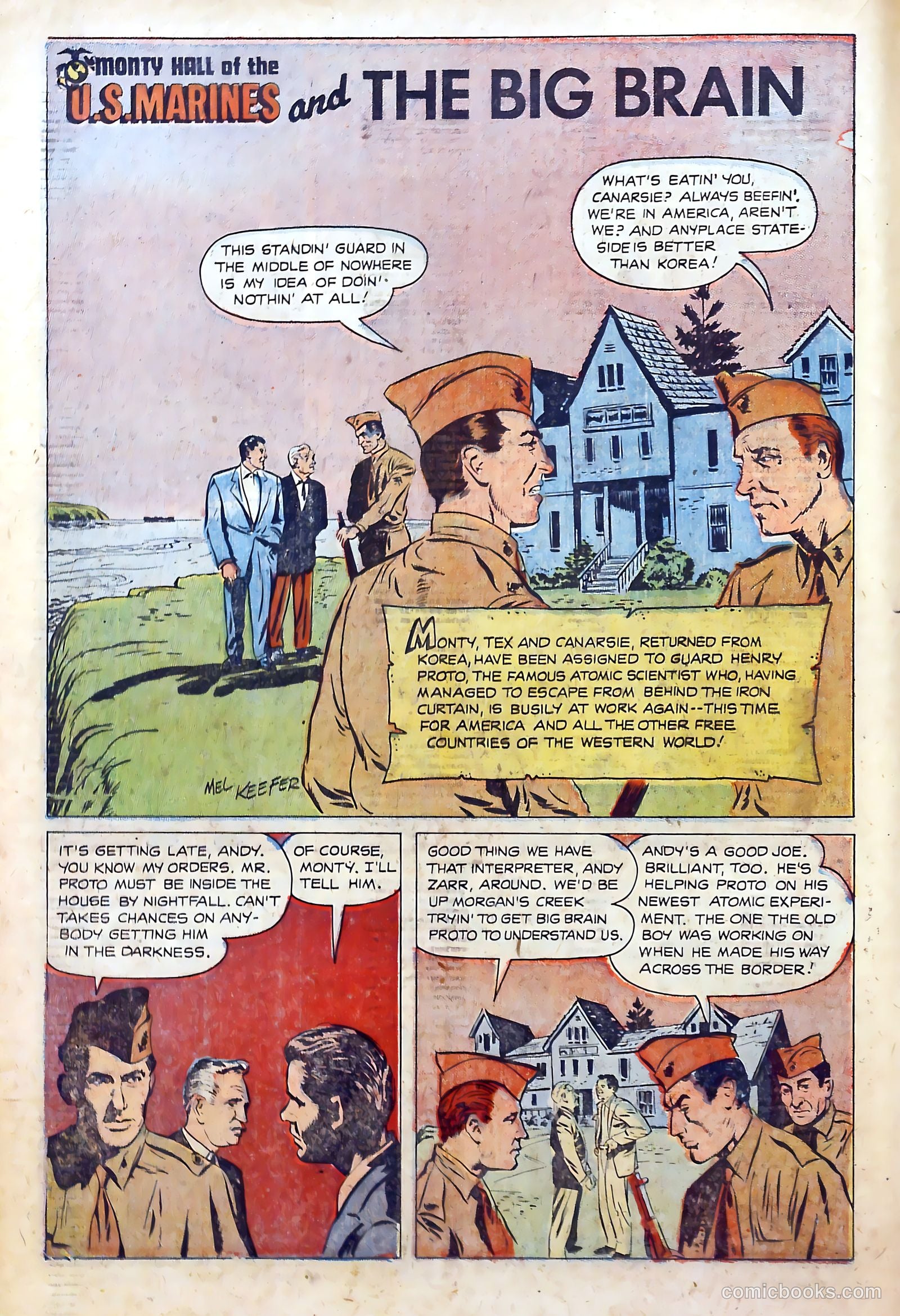 Monty Hall of the U.S. Marines #5 (1952) — page 18 of 36
