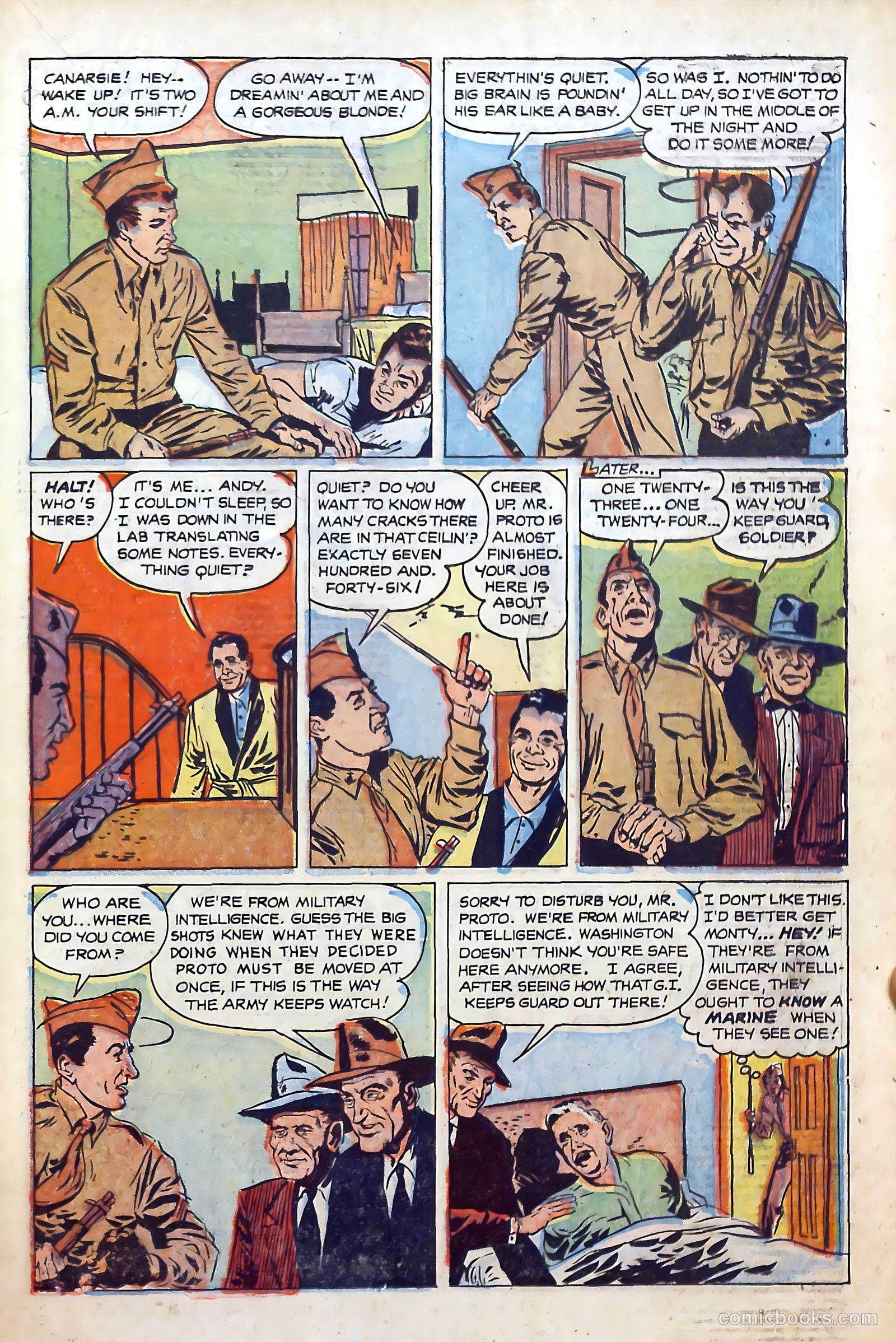 Monty Hall of the U.S. Marines #5 (1952) — page 19 of 36