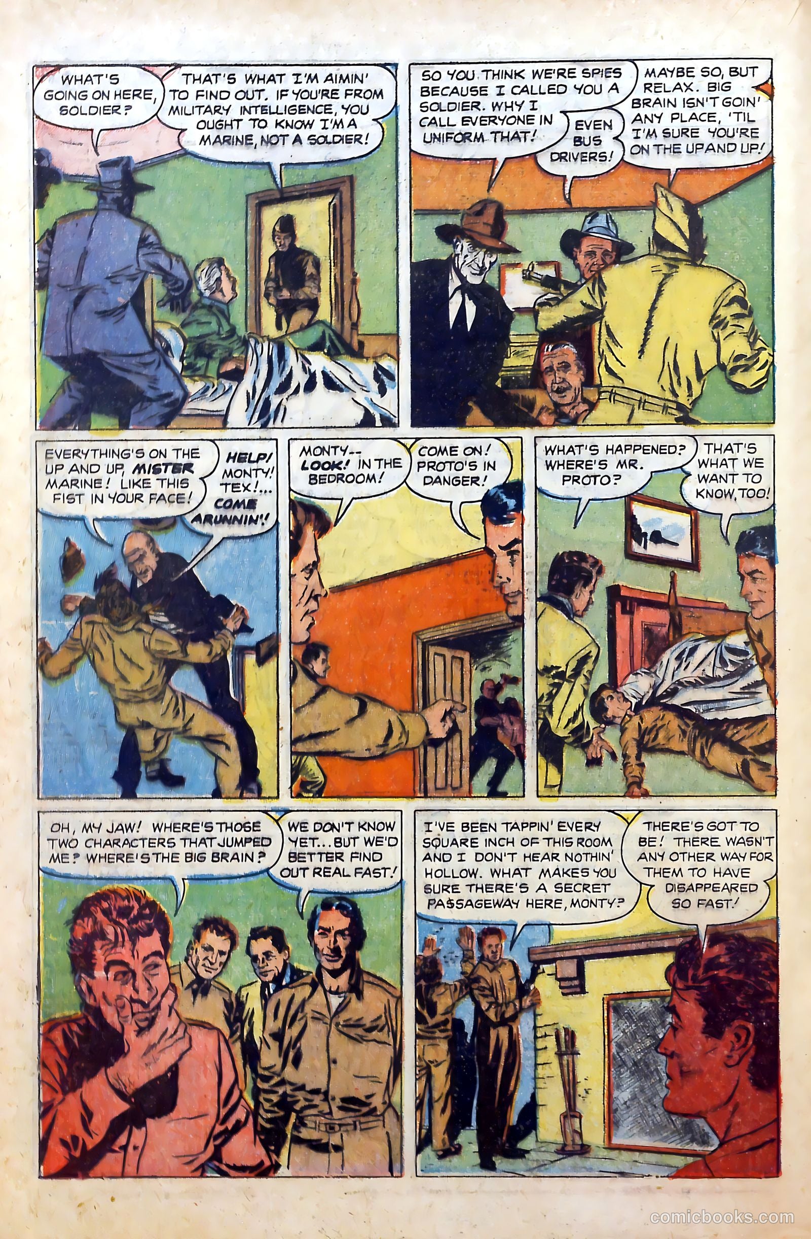 Monty Hall of the U.S. Marines #5 (1952) — page 20 of 36