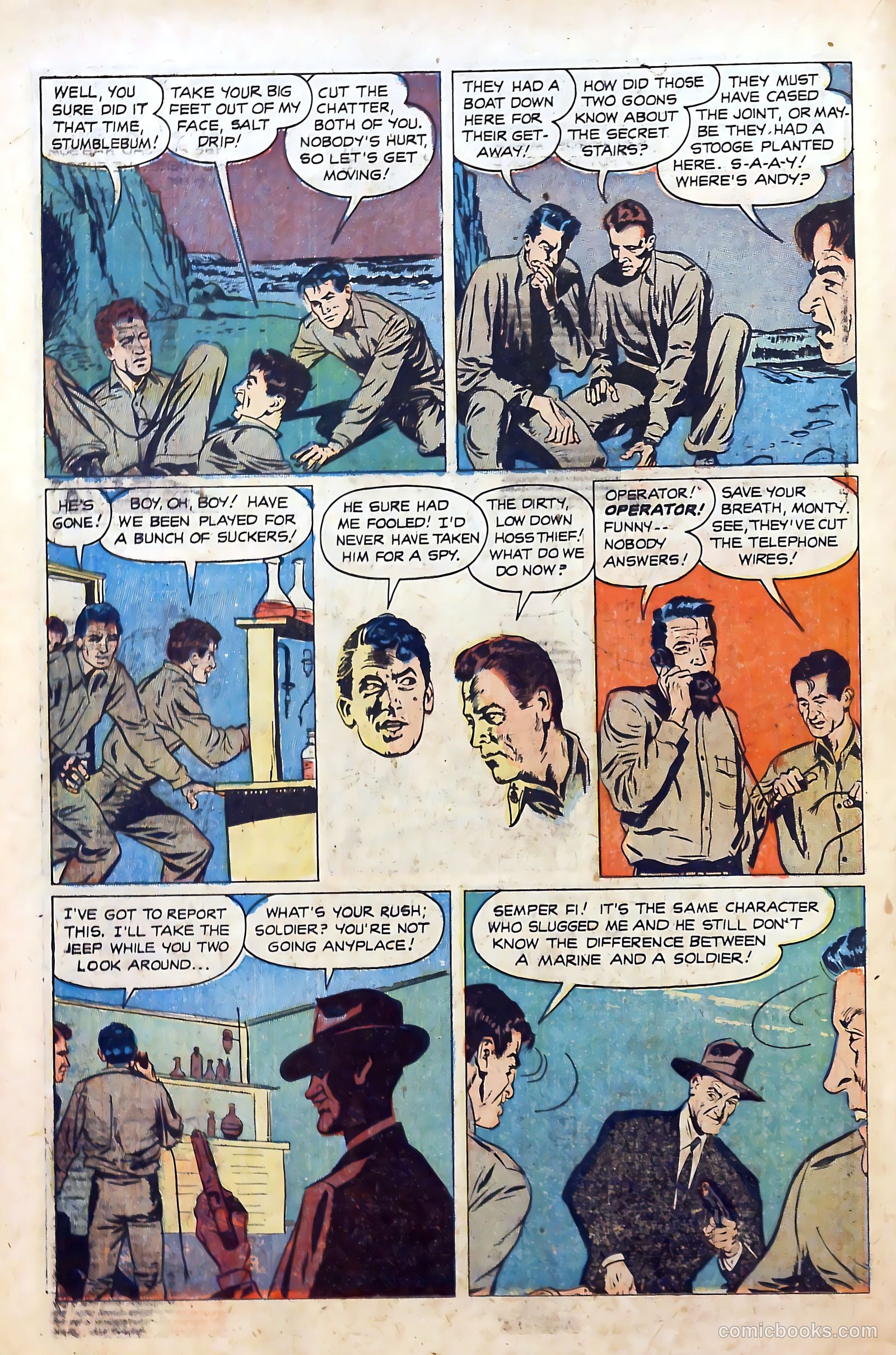Monty Hall of the U.S. Marines #5 (1952) — page 22 of 36