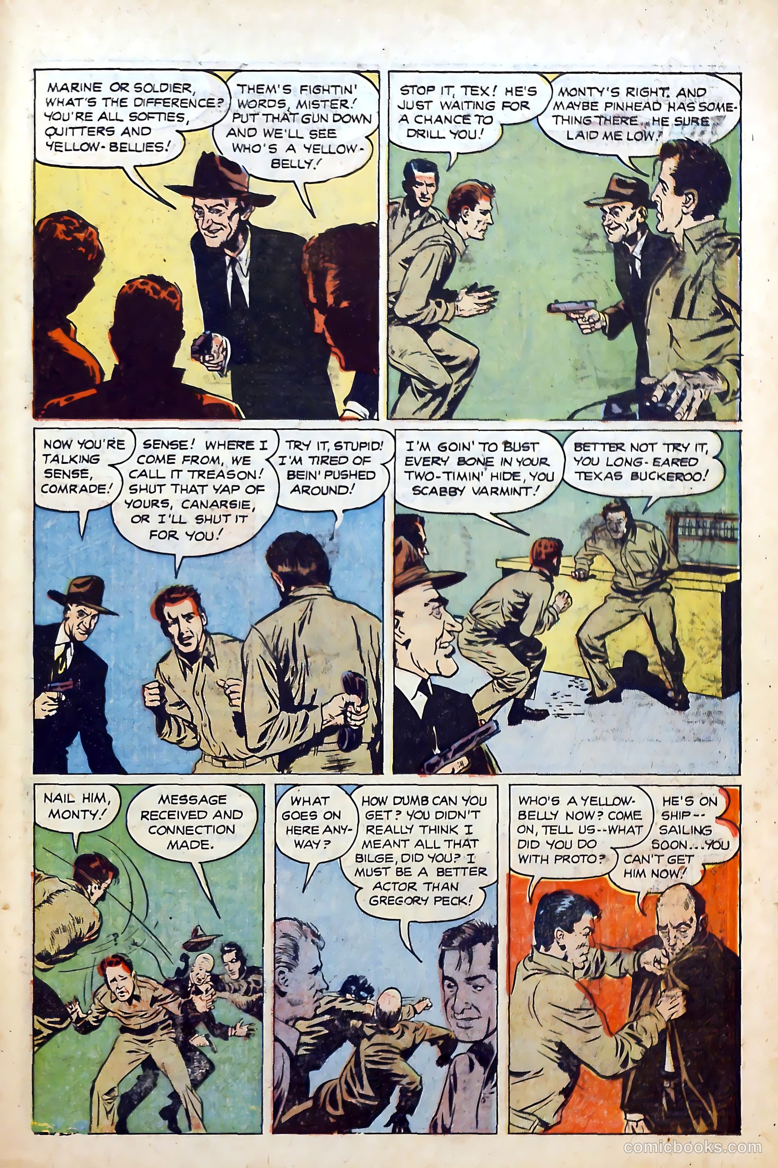 Monty Hall of the U.S. Marines #5 (1952) — page 23 of 36