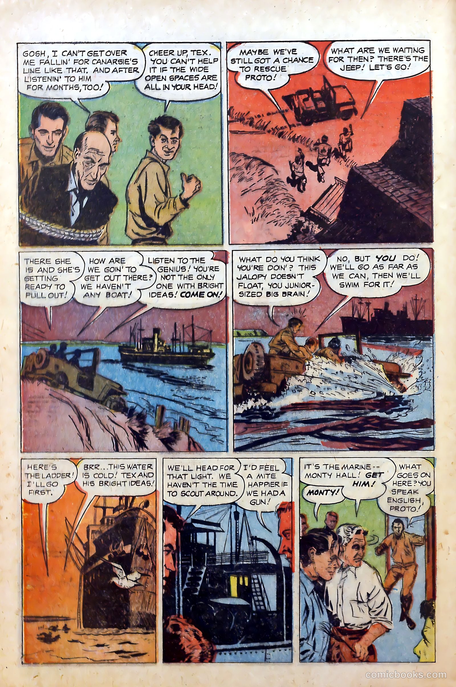Monty Hall of the U.S. Marines #5 (1952) — page 24 of 36
