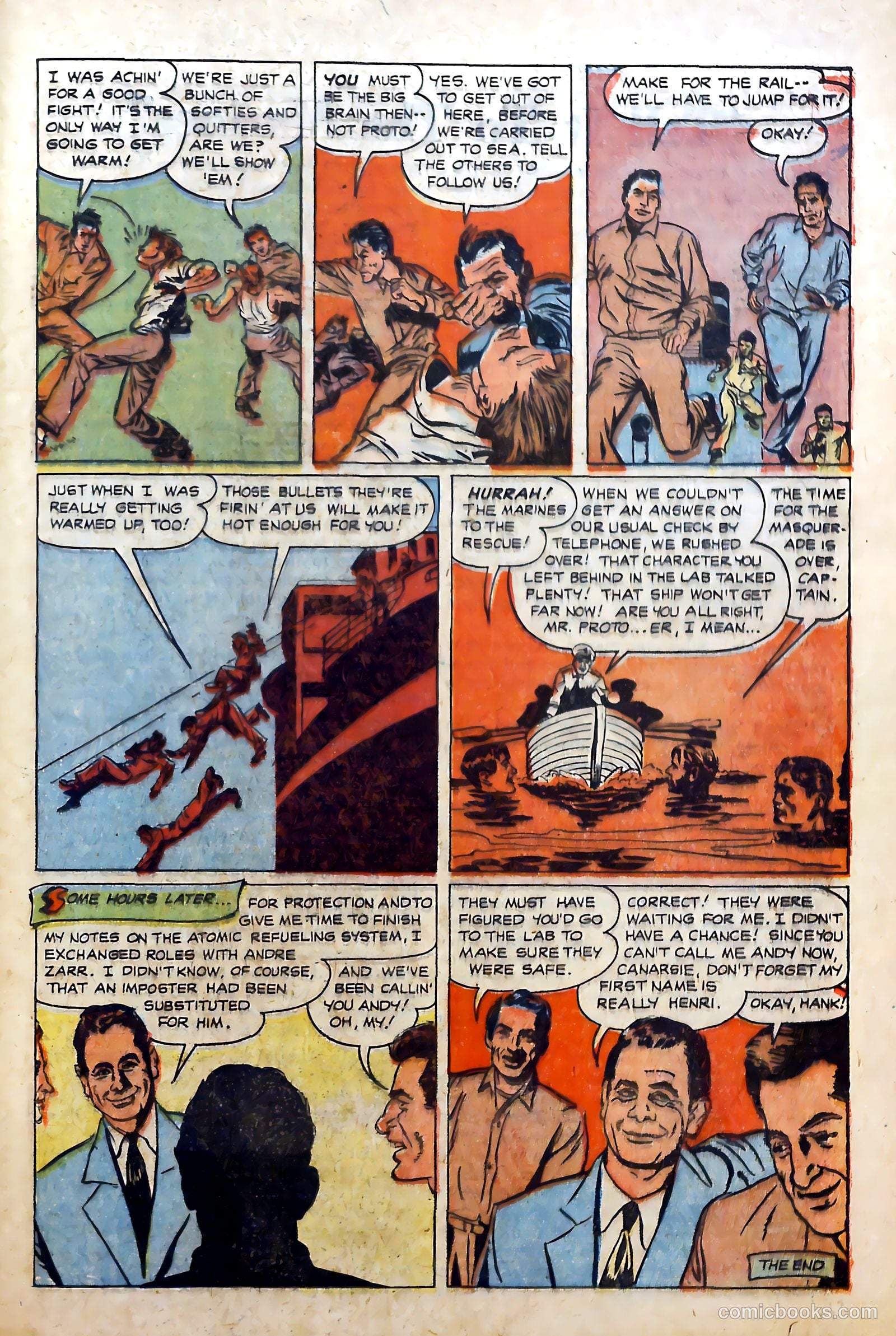 Monty Hall of the U.S. Marines #5 (1952) — page 25 of 36