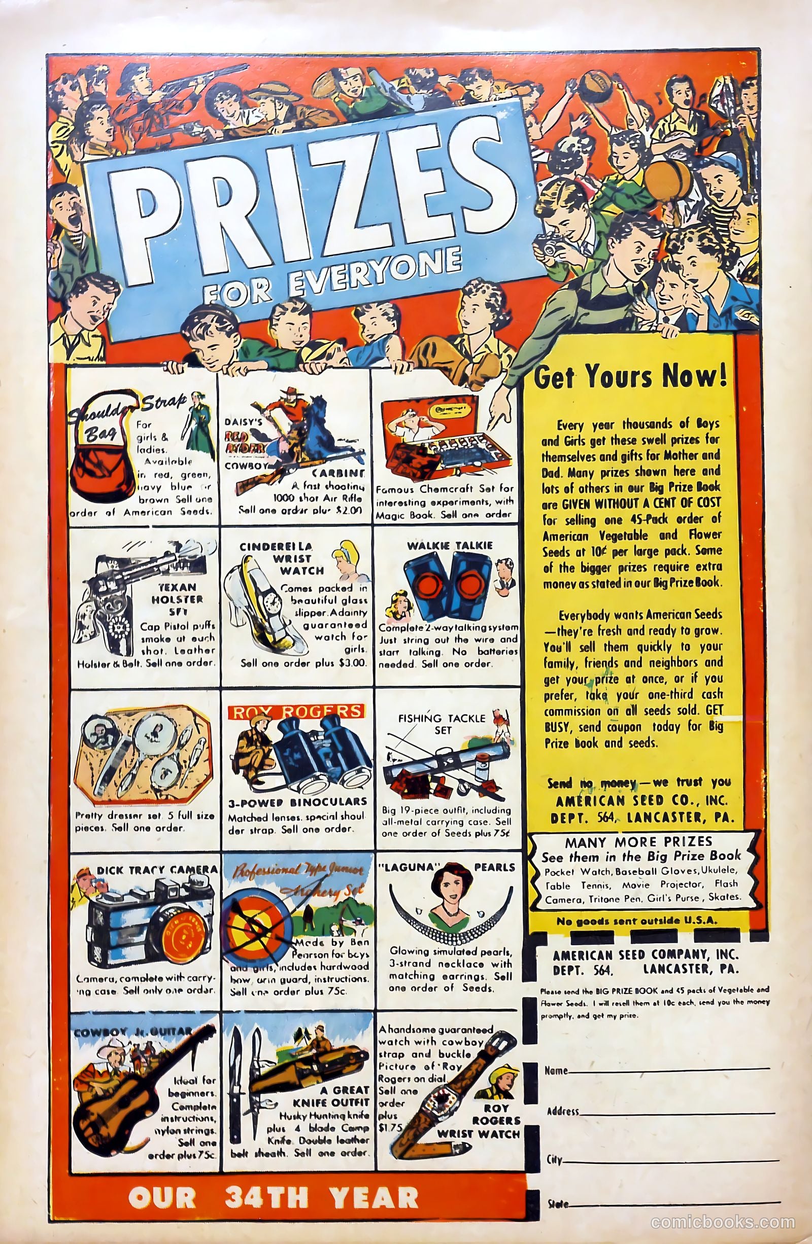 Monty Hall of the U.S. Marines #5 (1952) — page 36 of 36