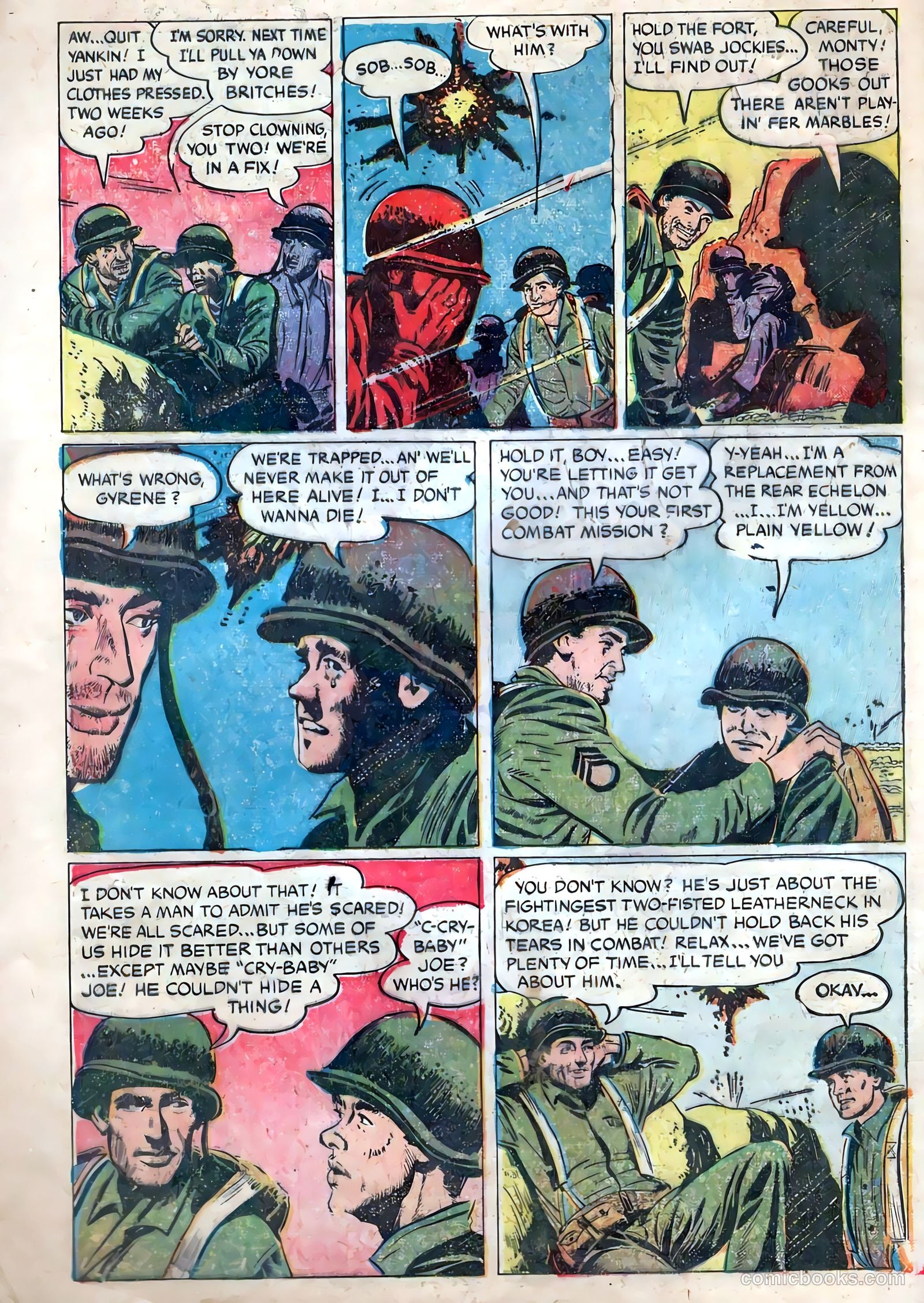 Monty Hall of the U.S. Marines #6 (1952) — page 4 of 36
