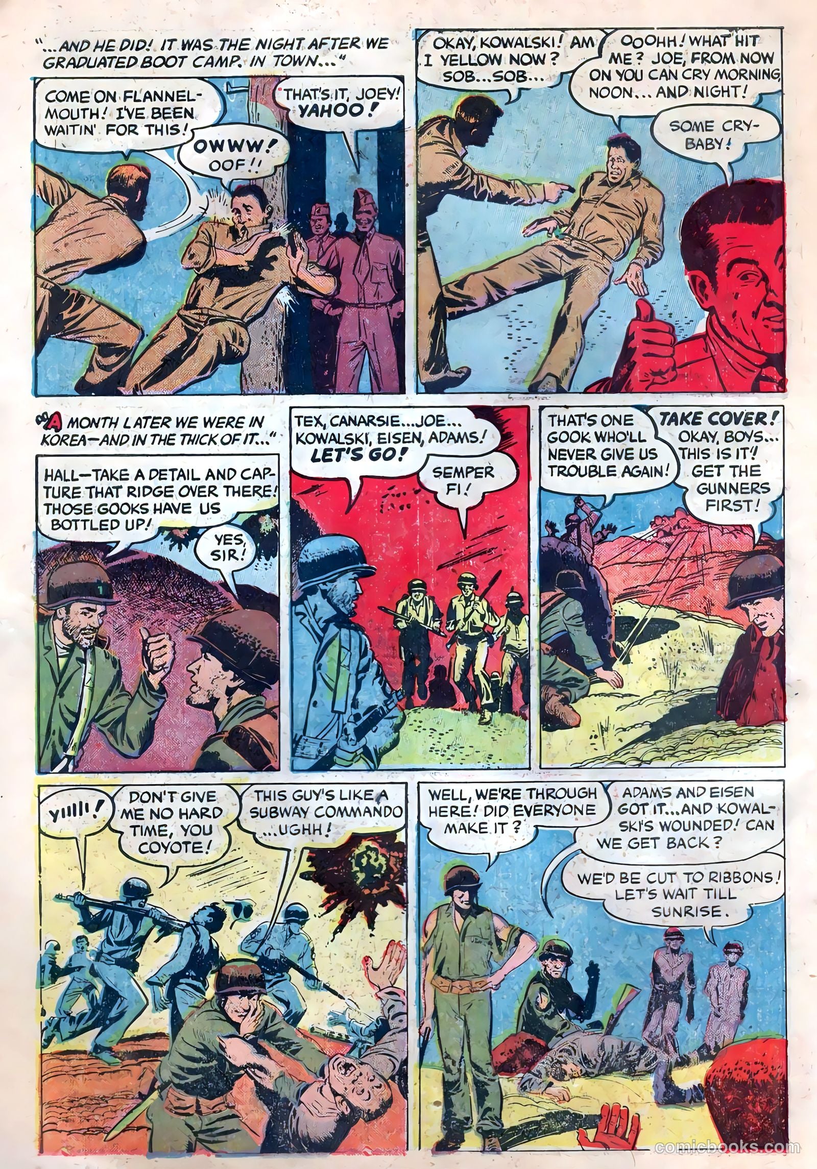 Monty Hall of the U.S. Marines #6 (1952) — page 6 of 36