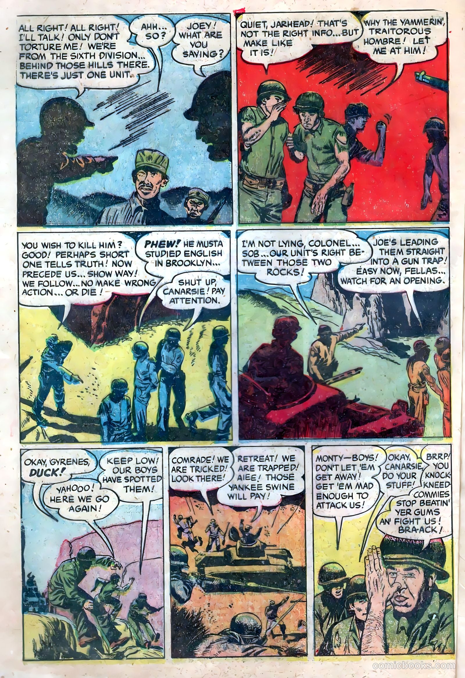 Monty Hall of the U.S. Marines #6 (1952) — page 8 of 36