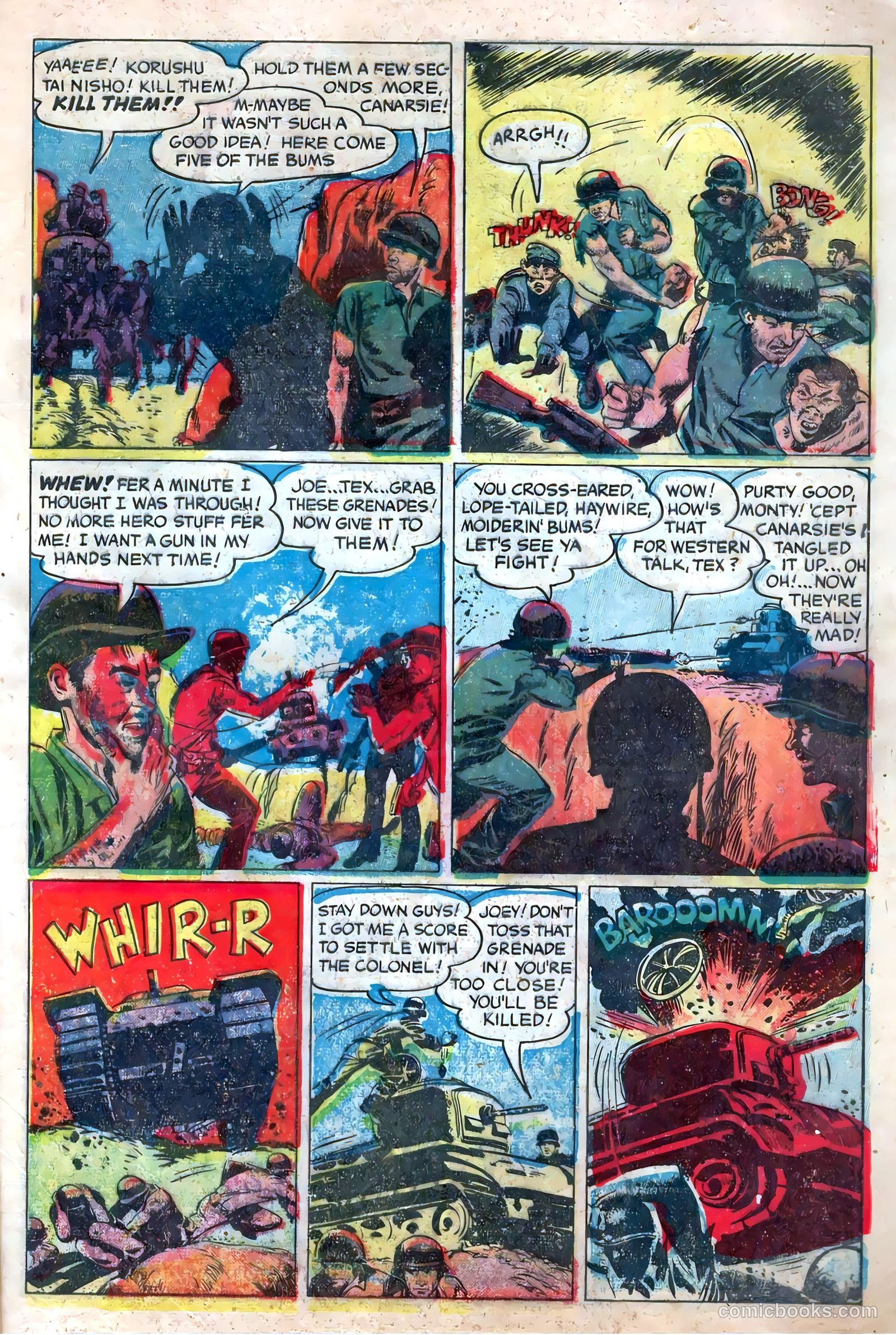 Monty Hall of the U.S. Marines #6 (1952) — page 9 of 36