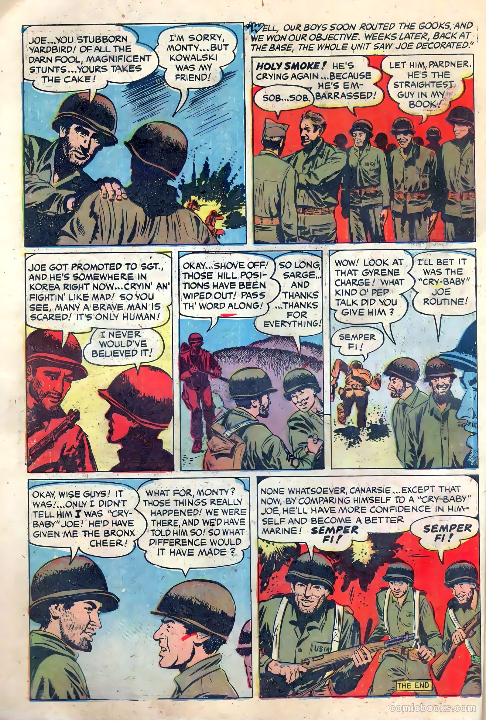 Monty Hall of the U.S. Marines #6 (1952) — page 10 of 36