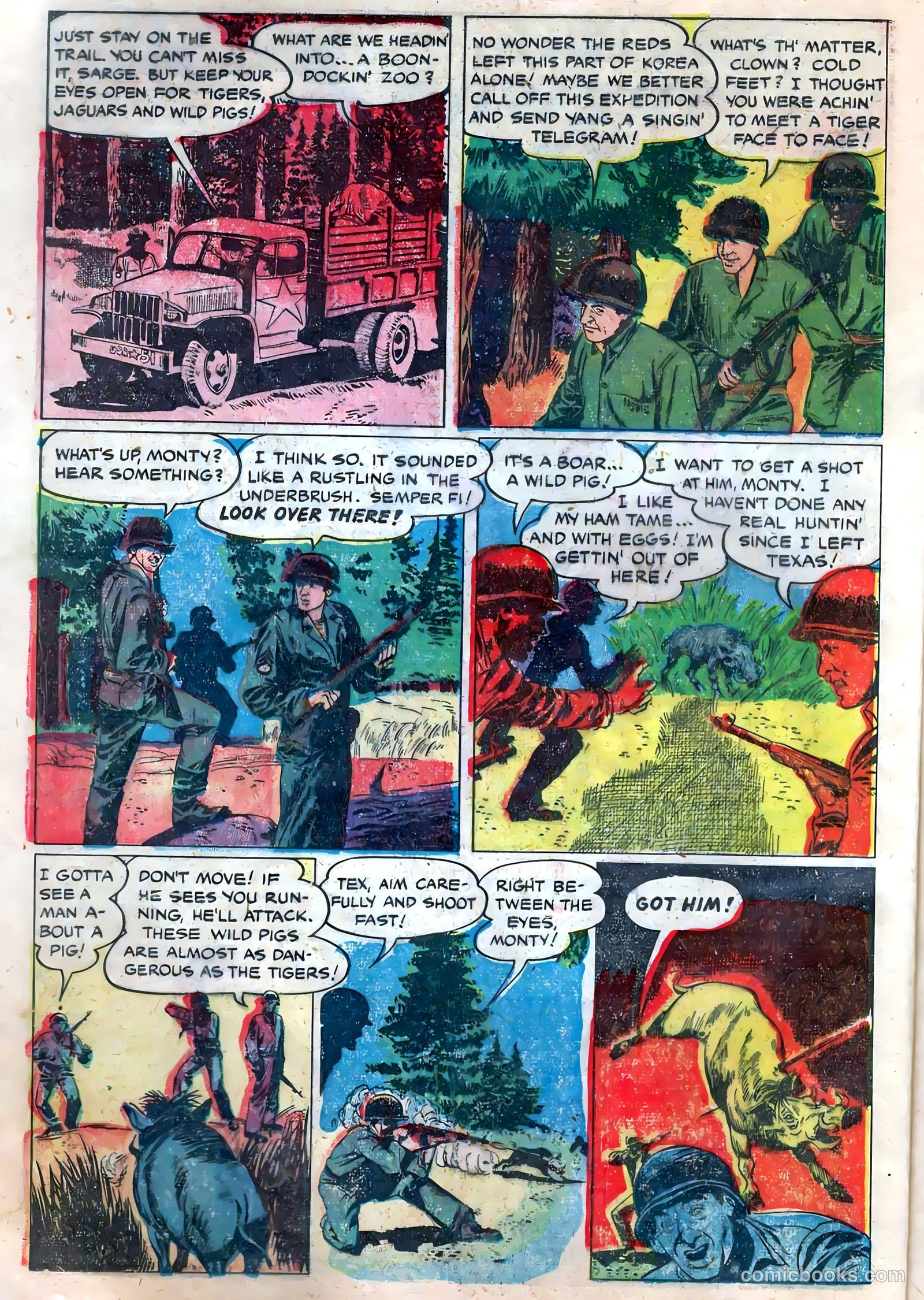 Monty Hall of the U.S. Marines #6 (1952) — page 12 of 36
