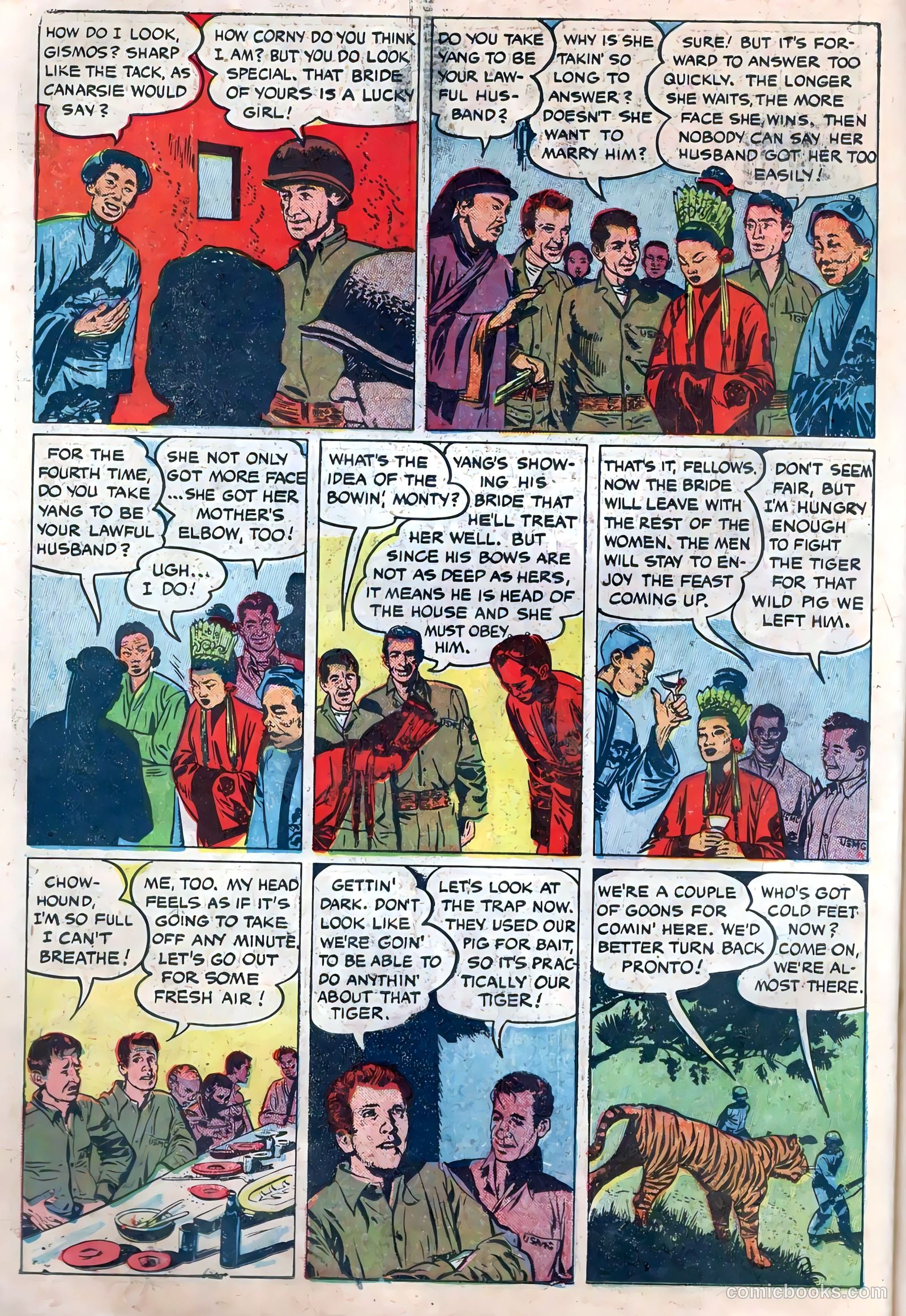 Monty Hall of the U.S. Marines #6 (1952) — page 14 of 36