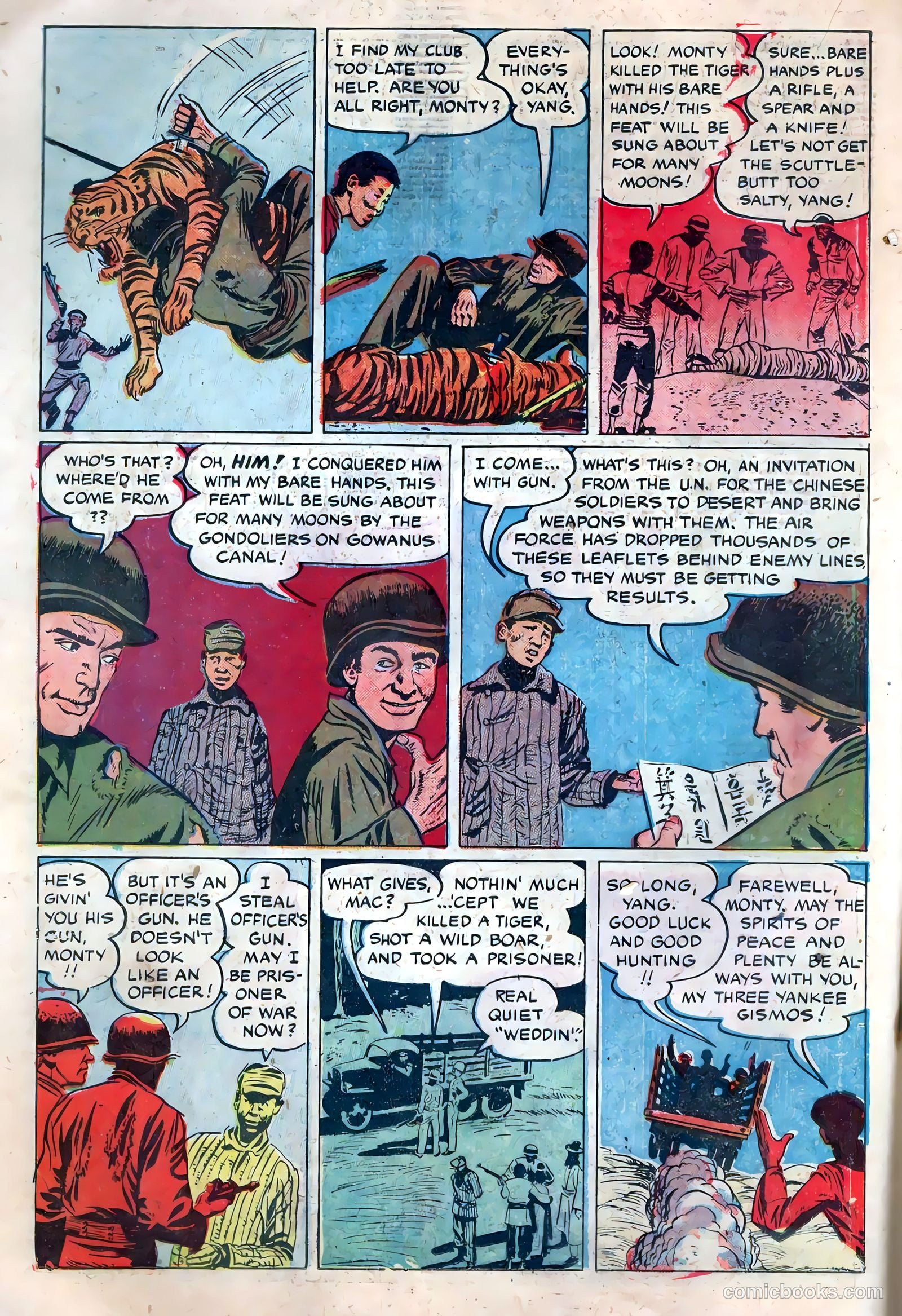 Monty Hall of the U.S. Marines #6 (1952) — page 18 of 36