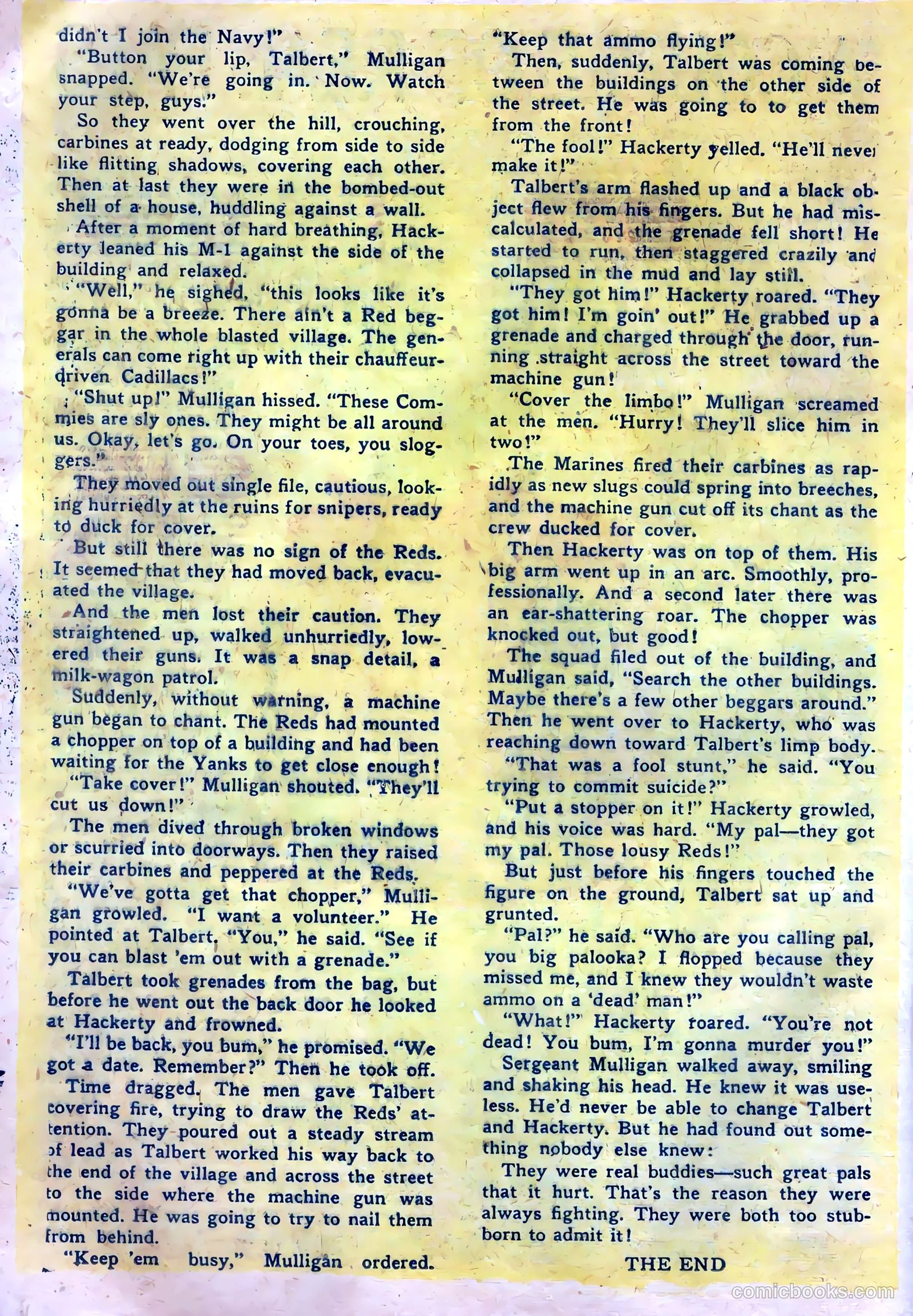 Monty Hall of the U.S. Marines #6 (1952) — page 20 of 36