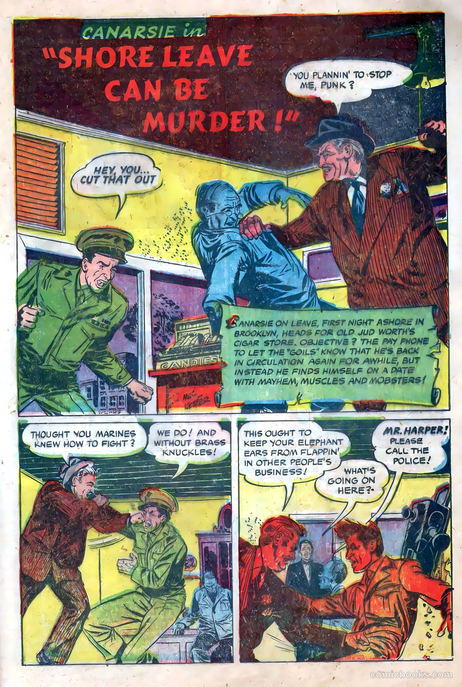 Monty Hall of the U.S. Marines #6 (1952) — page 21 of 36