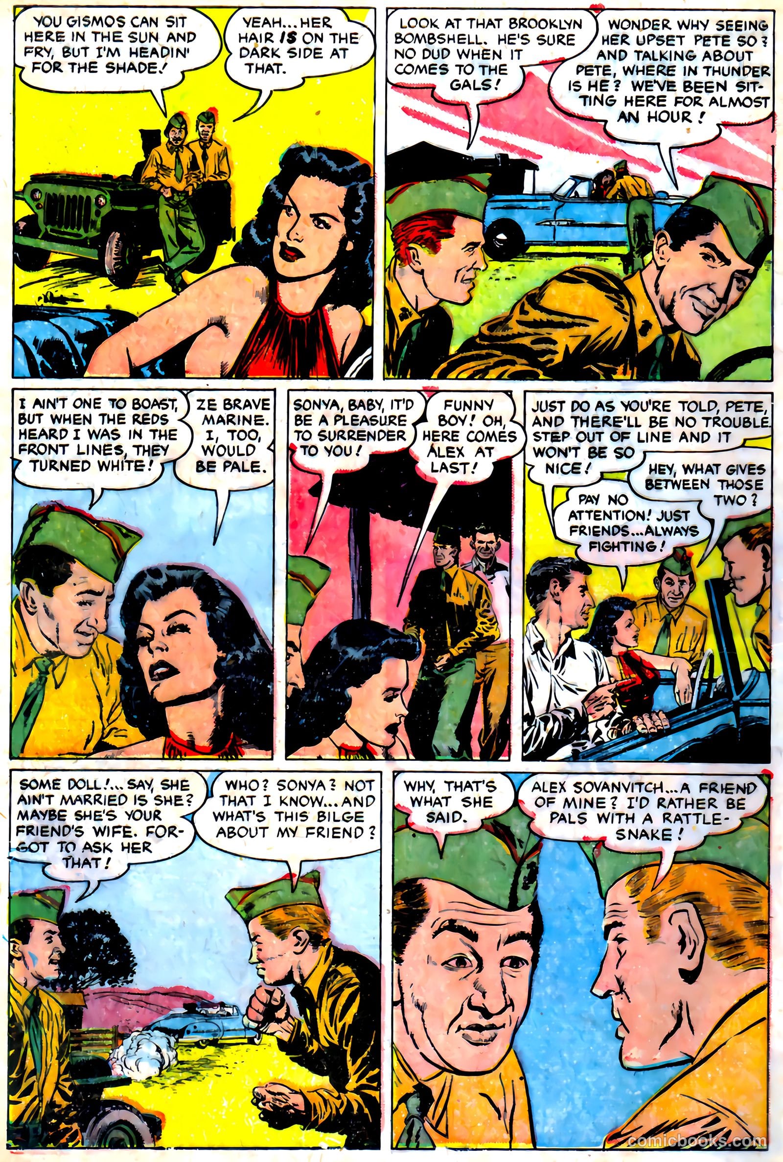 Monty Hall of the U.S. Marines #7 (1952) — page 4 of 36