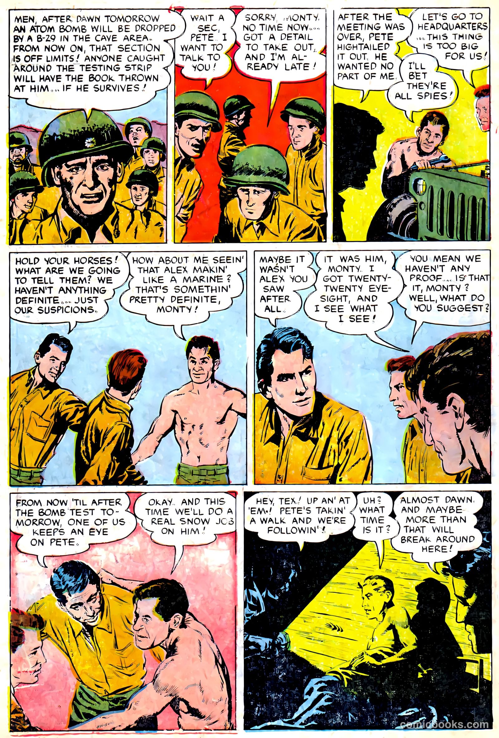 Monty Hall of the U.S. Marines #7 (1952) — page 6 of 36