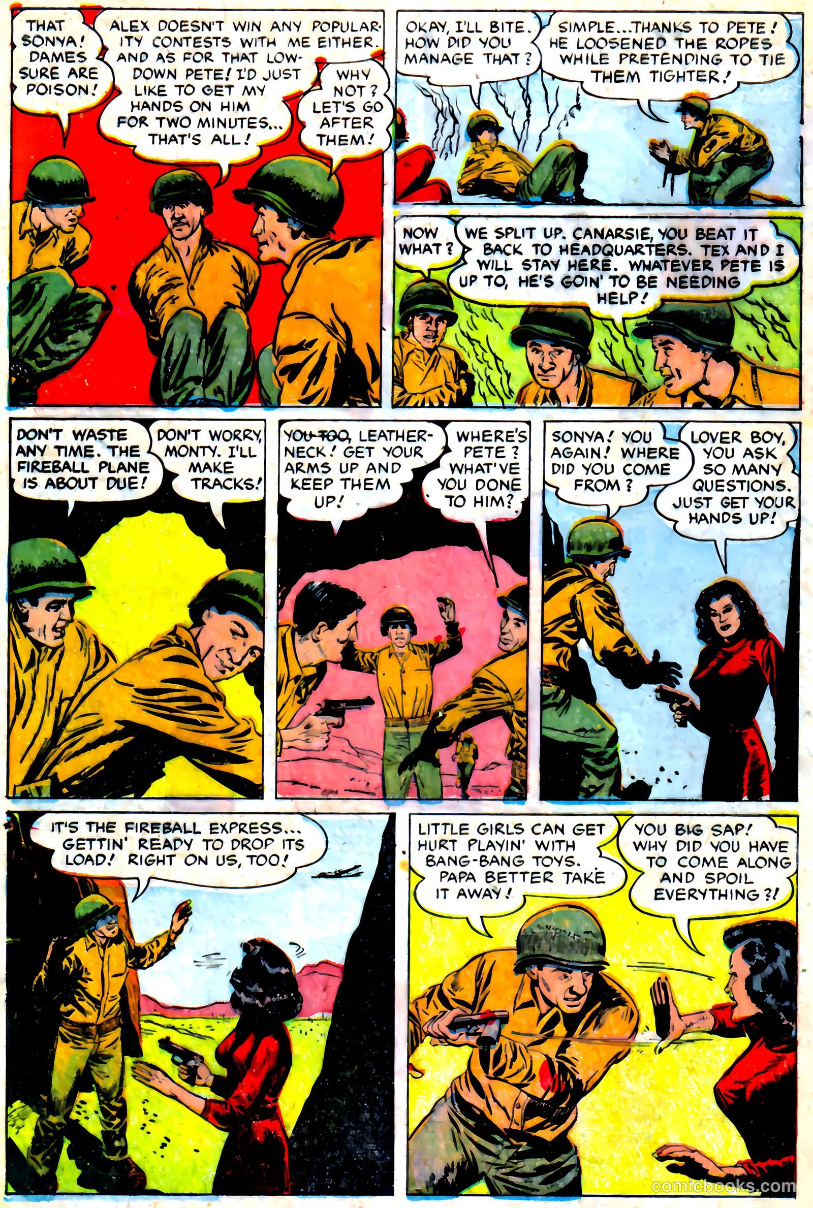 Monty Hall of the U.S. Marines #7 (1952) — page 8 of 36