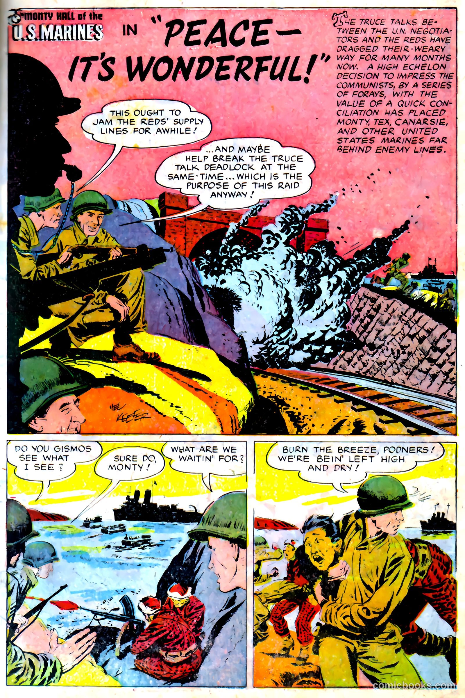 Monty Hall of the U.S. Marines #7 (1952) — page 11 of 36
