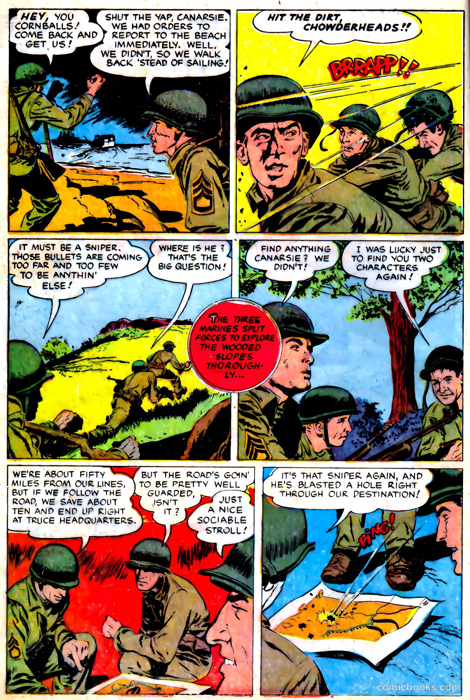 Monty Hall of the U.S. Marines #7 (1952) — page 12 of 36