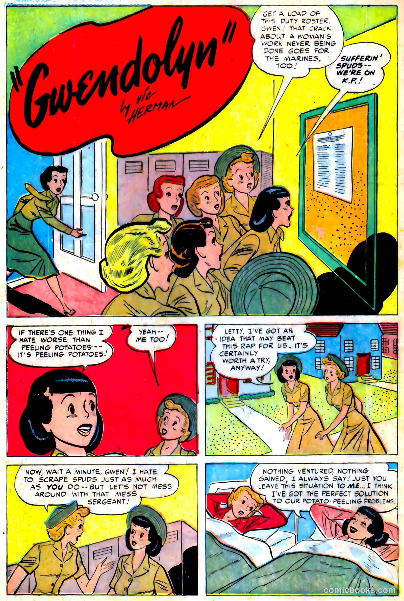 Monty Hall of the U.S. Marines #7 (1952) — page 32 of 36