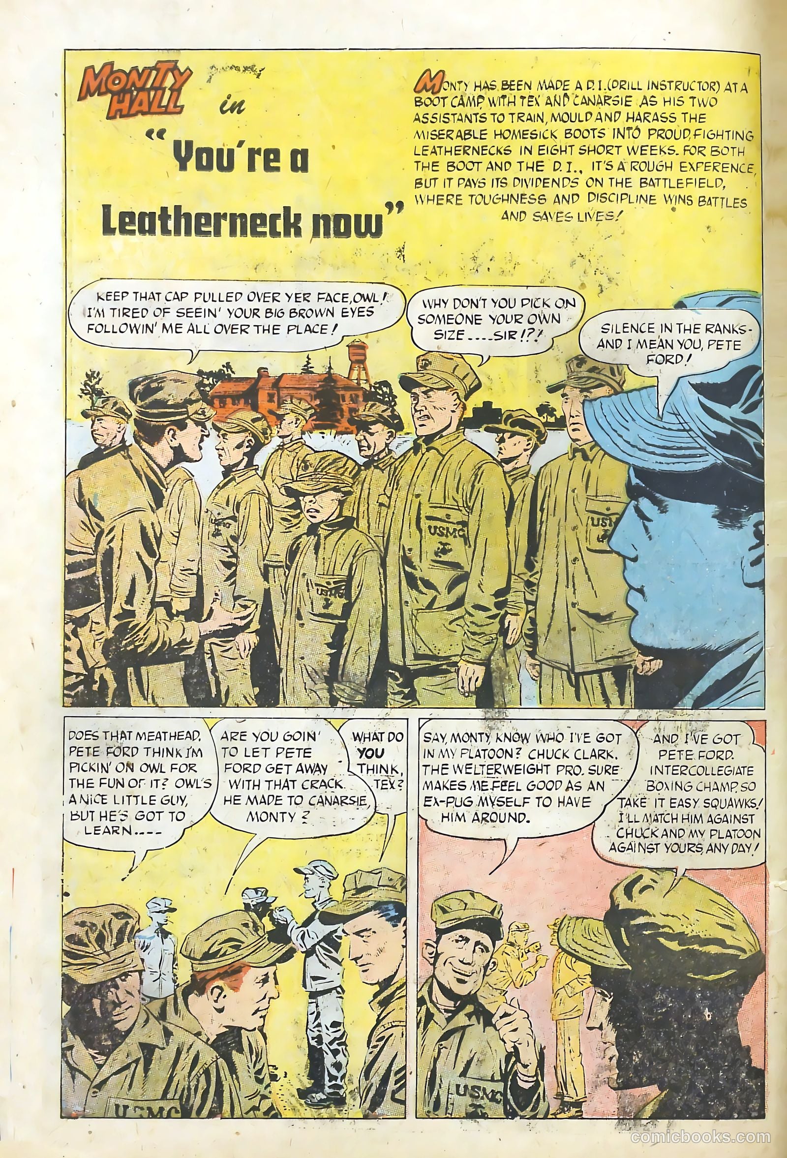 Monty Hall of the U.S. Marines #8 (1952) — page 10 of 36
