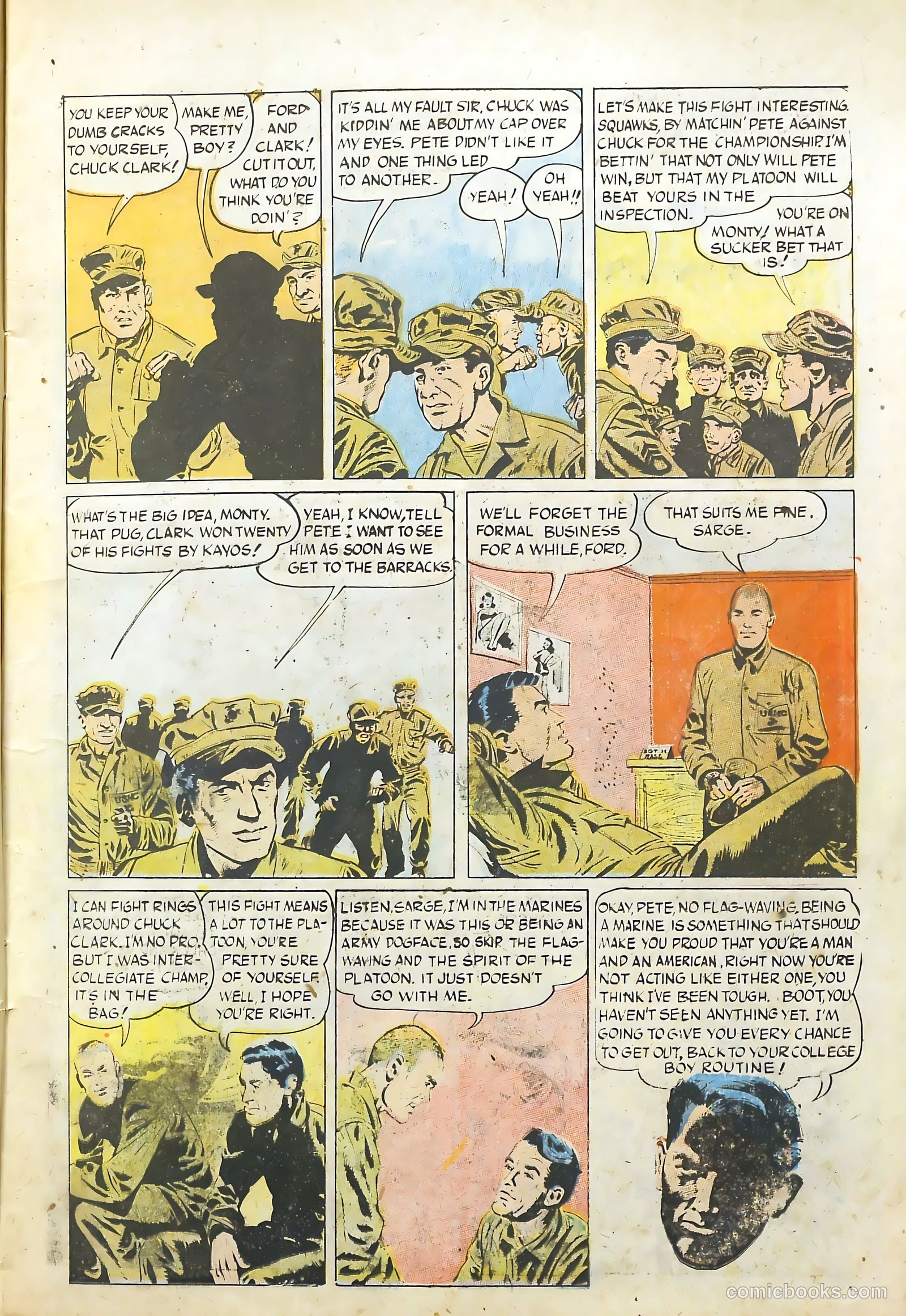 Monty Hall of the U.S. Marines #8 (1952) — page 11 of 36