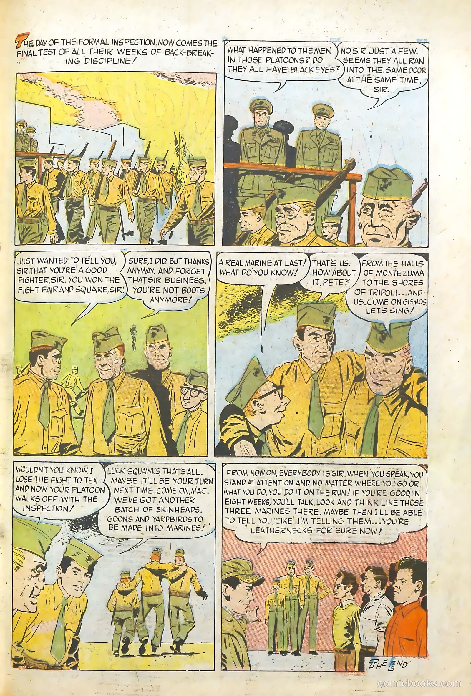 Monty Hall of the U.S. Marines #8 (1952) — page 19 of 36