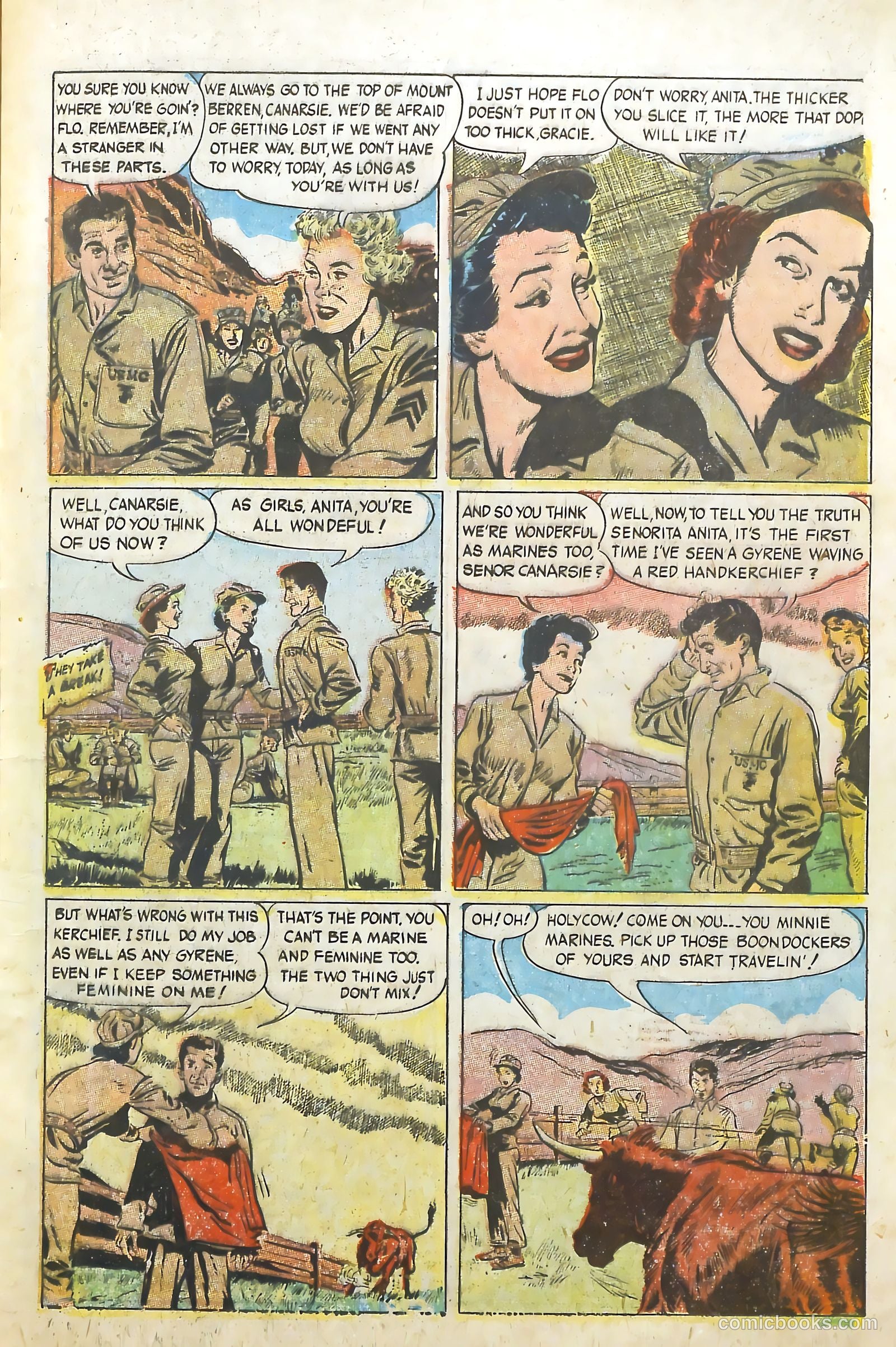Monty Hall of the U.S. Marines #8 (1952) — page 21 of 36