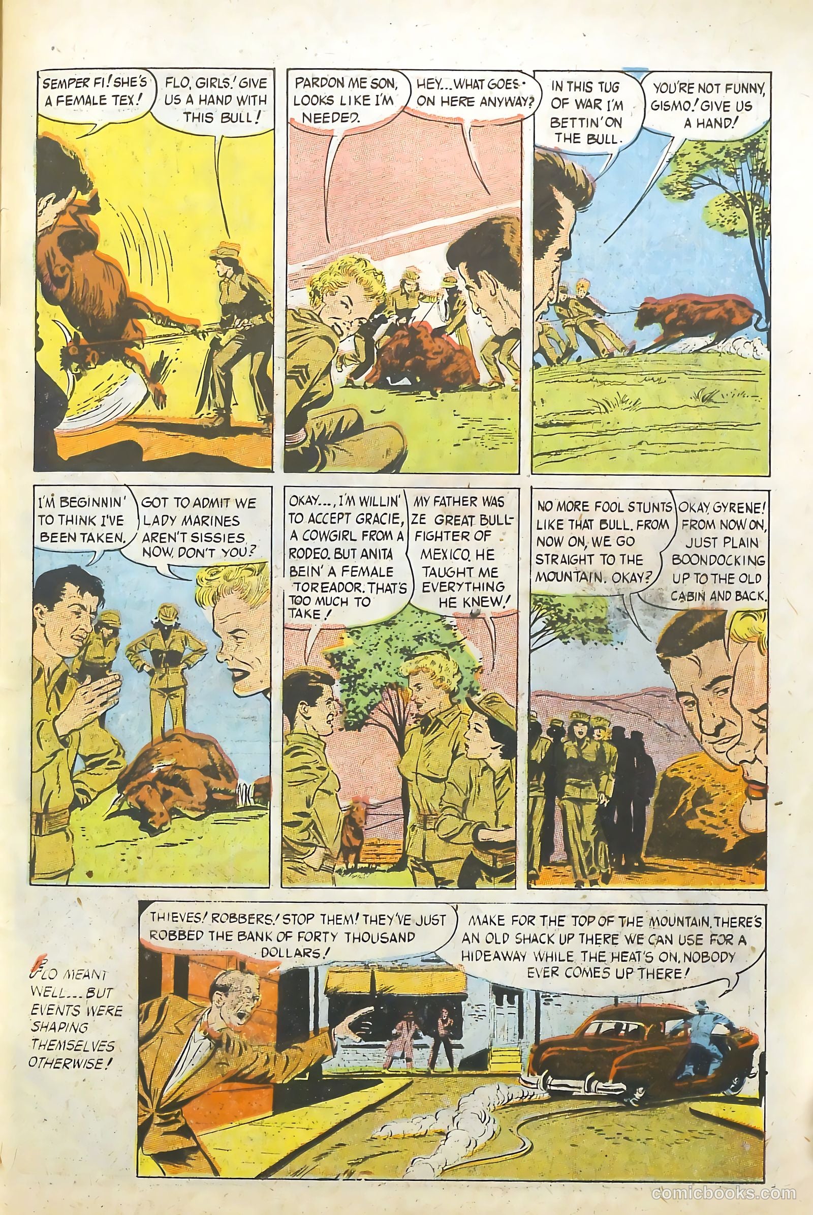Monty Hall of the U.S. Marines #8 (1952) — page 23 of 36