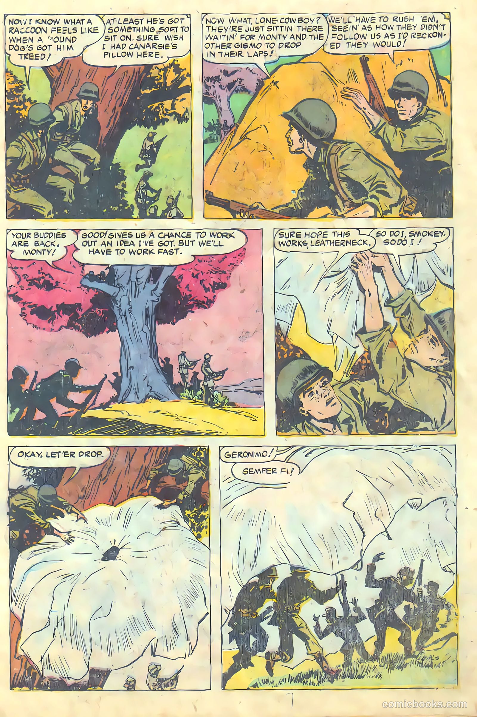 Monty Hall of the U.S. Marines #9 (1952) — page 7 of 37