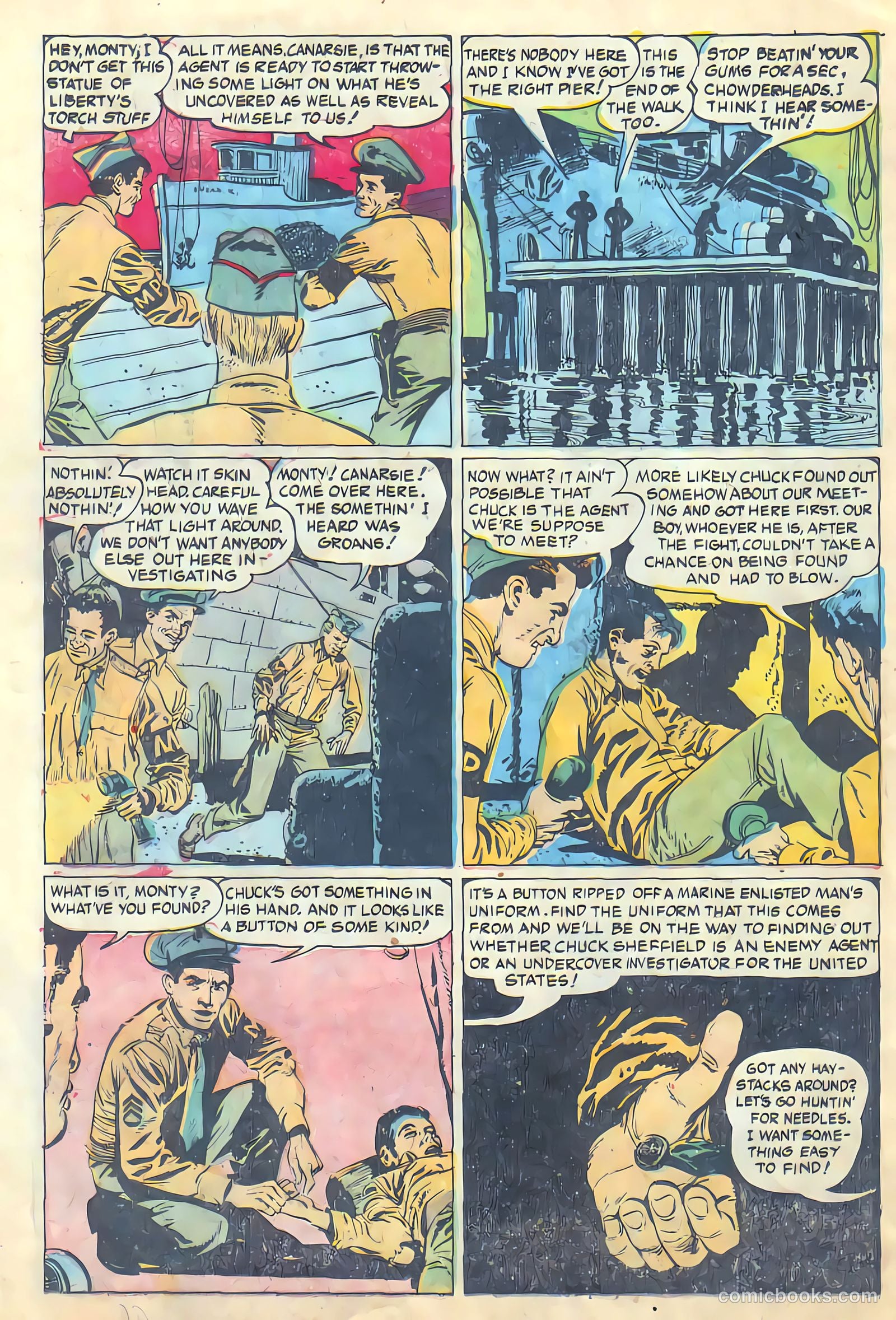 Monty Hall of the U.S. Marines #9 (1952) — page 22 of 37
