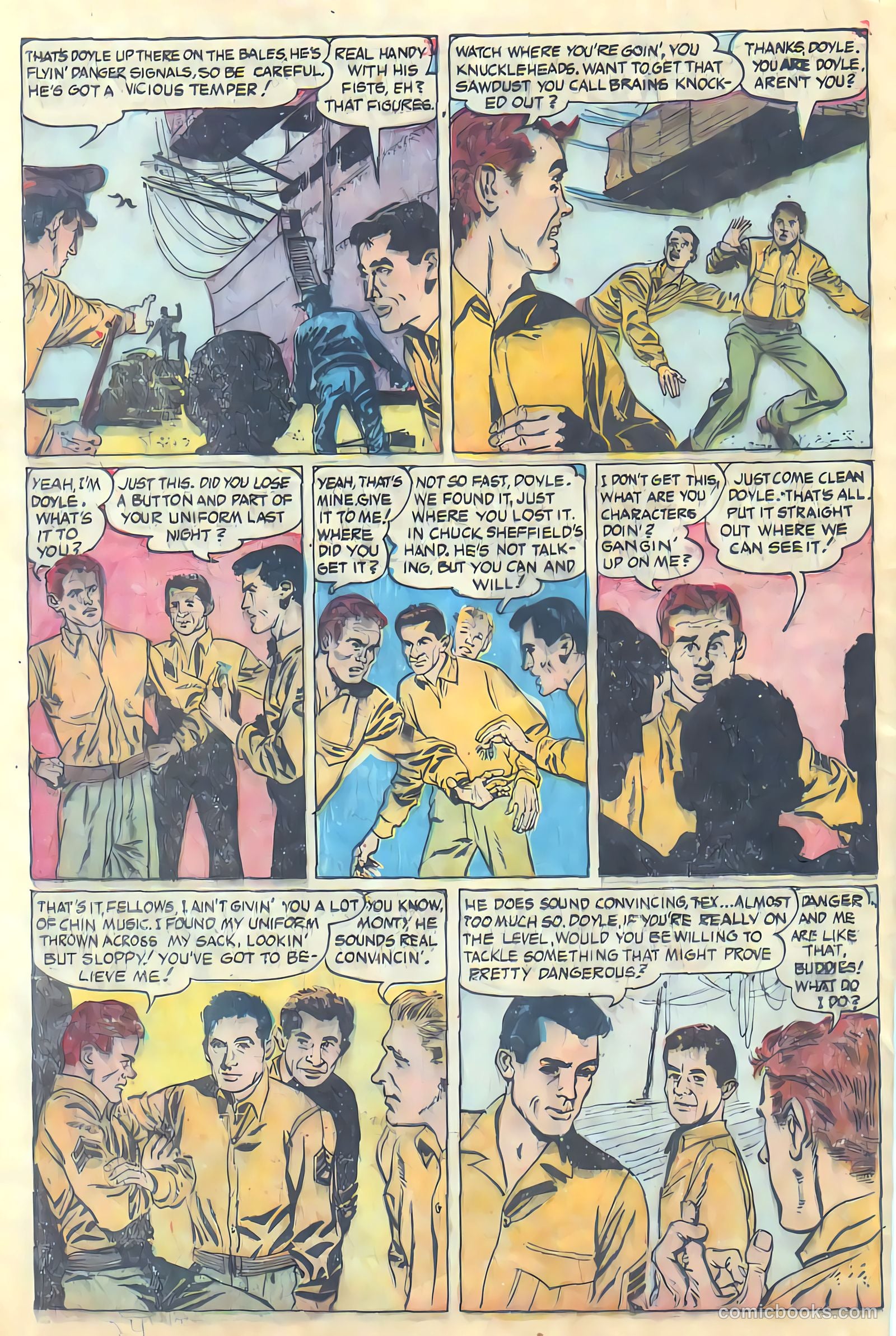 Monty Hall of the U.S. Marines #9 (1952) — page 24 of 37