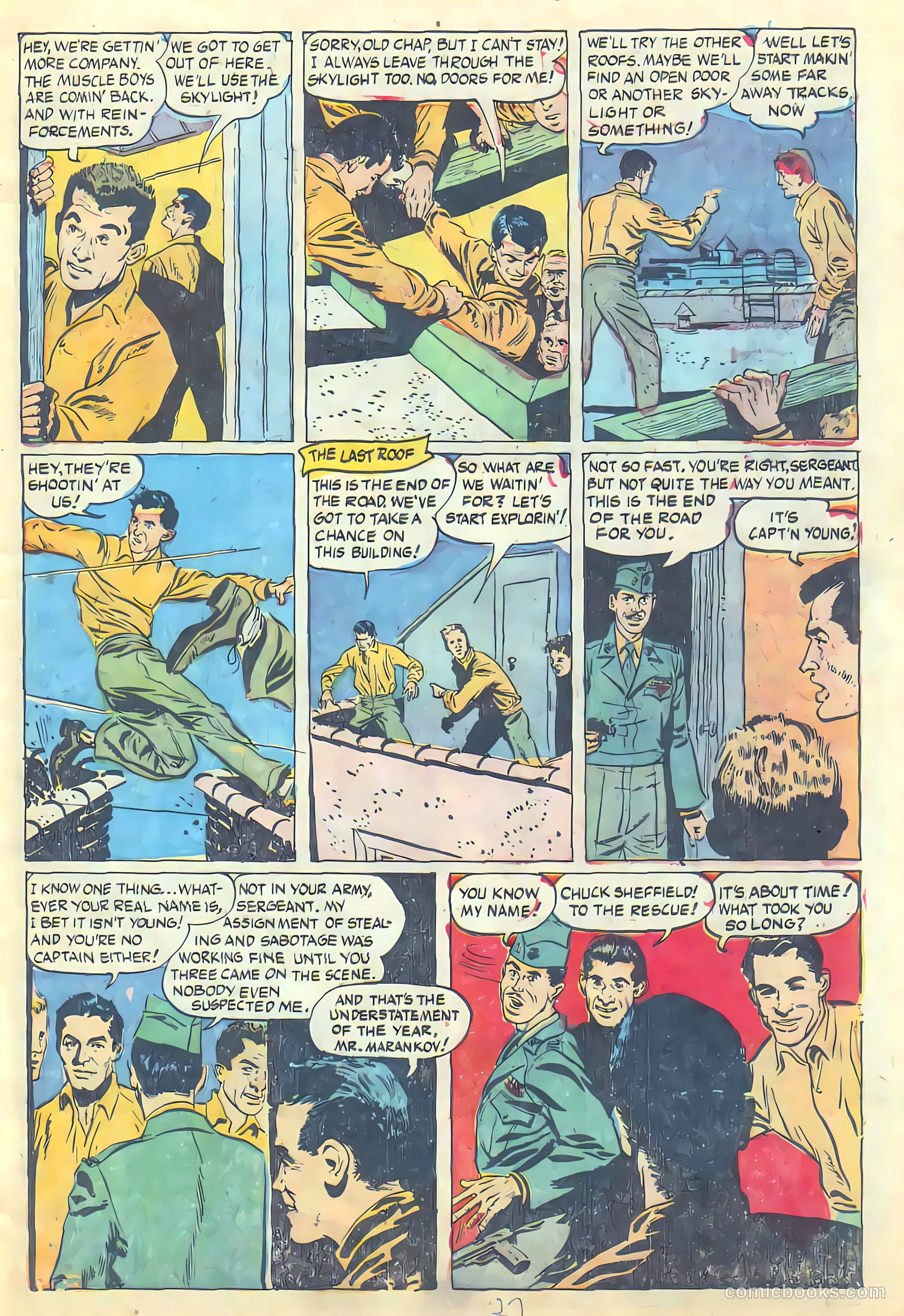 Monty Hall of the U.S. Marines #9 (1952) — page 27 of 37