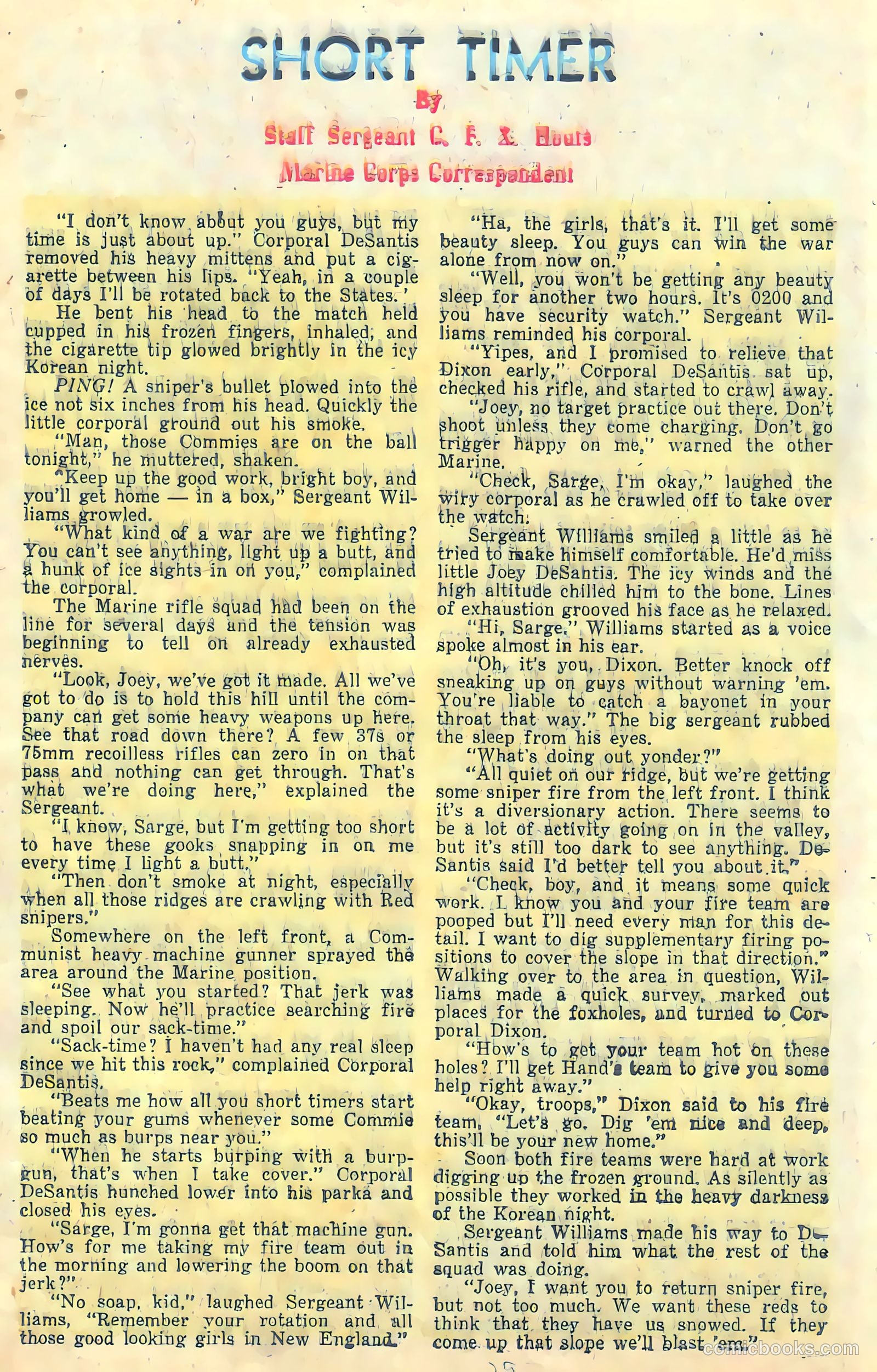 Monty Hall of the U.S. Marines #9 (1952) — page 29 of 37