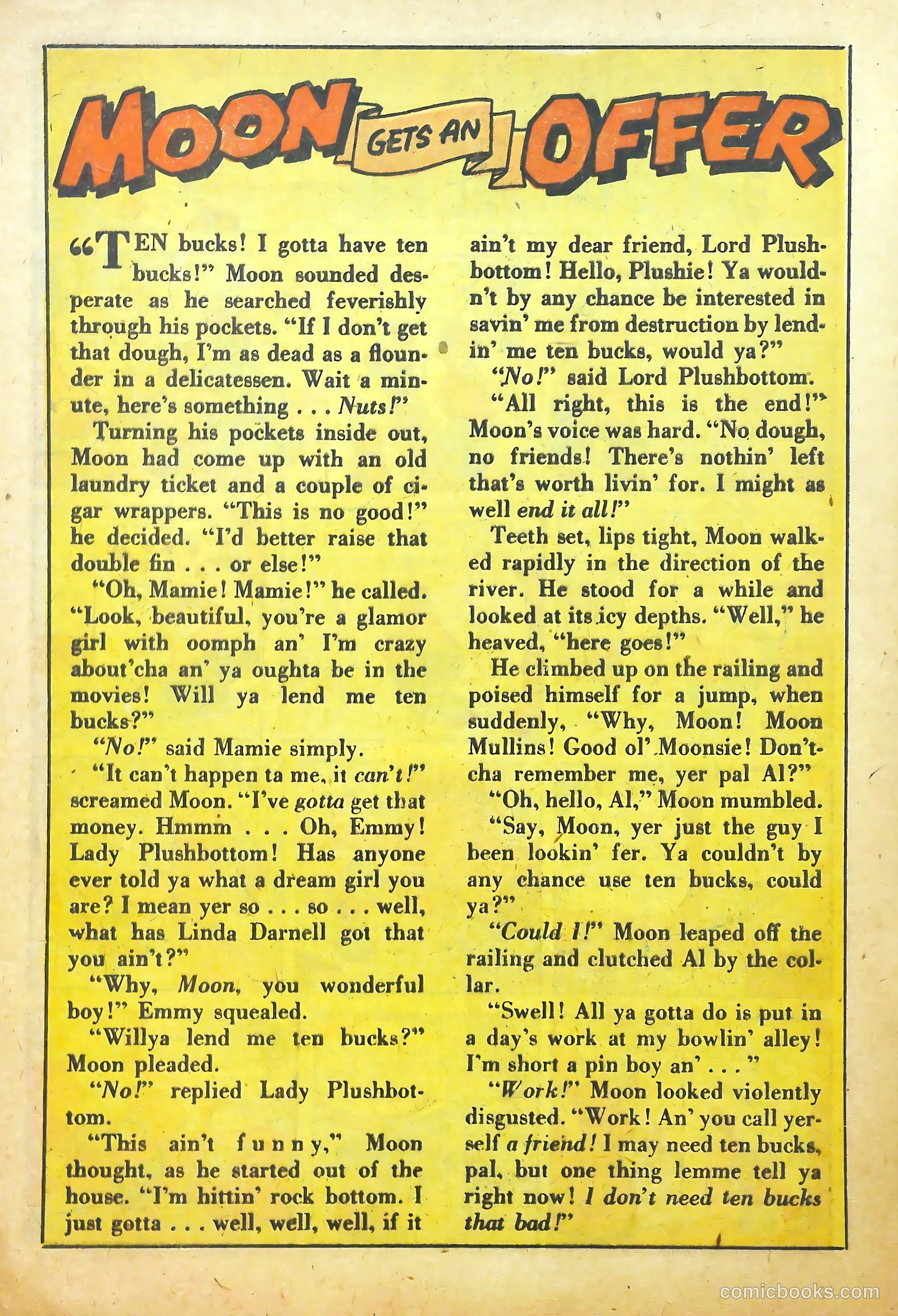 Moon Mullins #3 (1948) — page 46 of 52