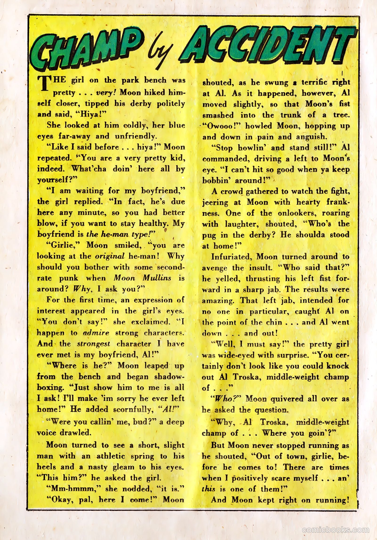Moon Mullins #6 (1932) — page 20 of 52