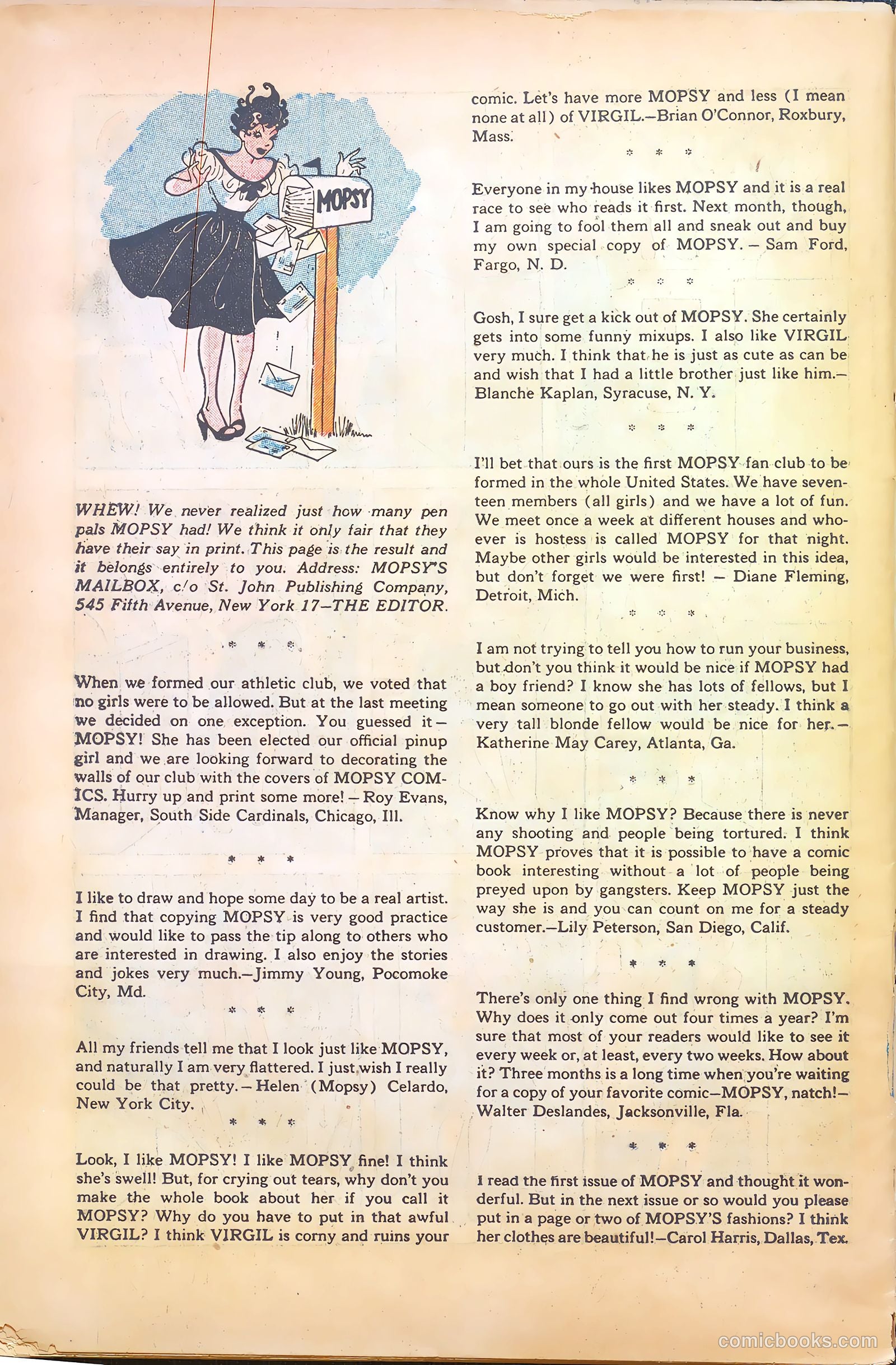 Mopsy #1 (1948) — page 34 of 36