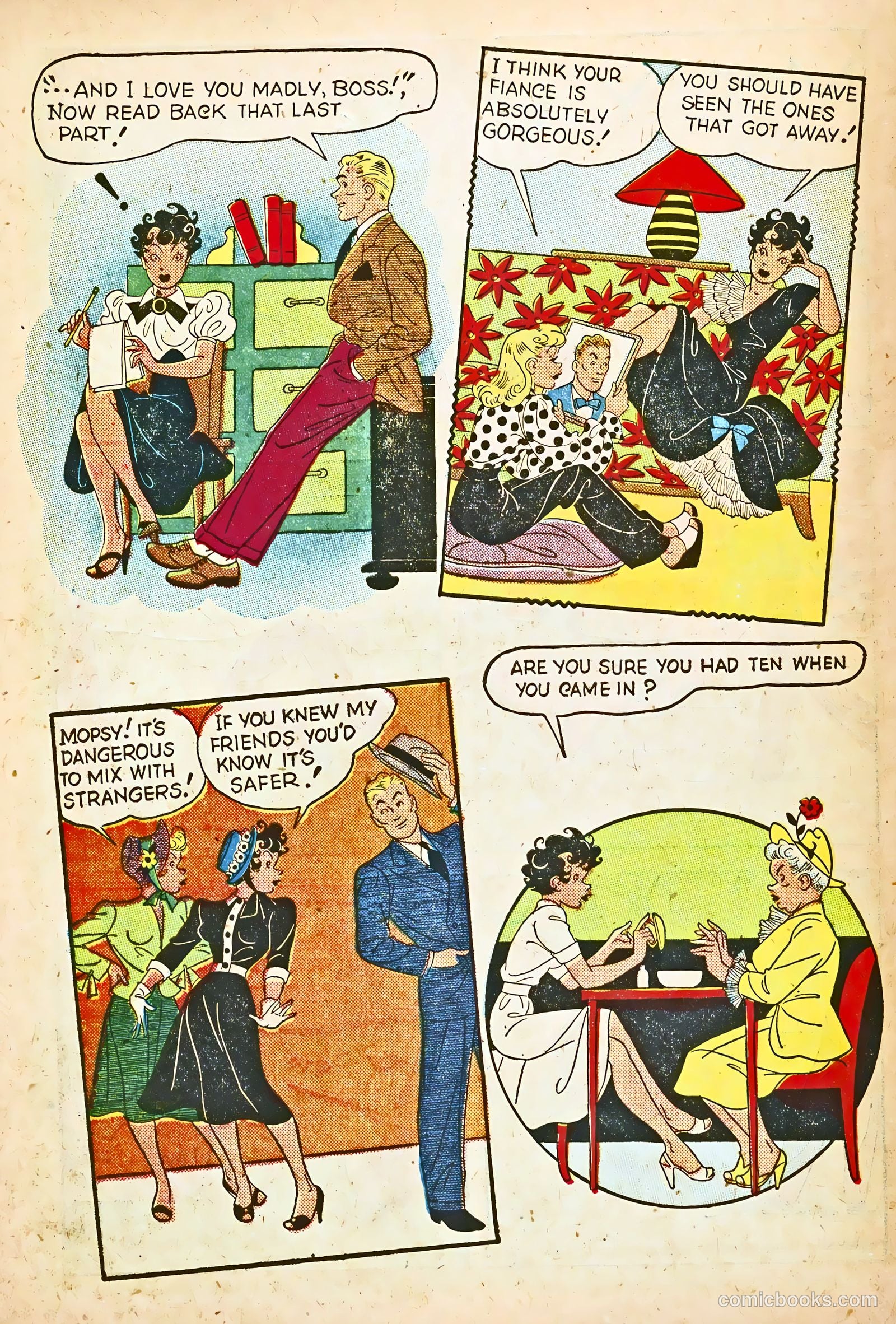 Mopsy #10 (1950) — page 28 of 36