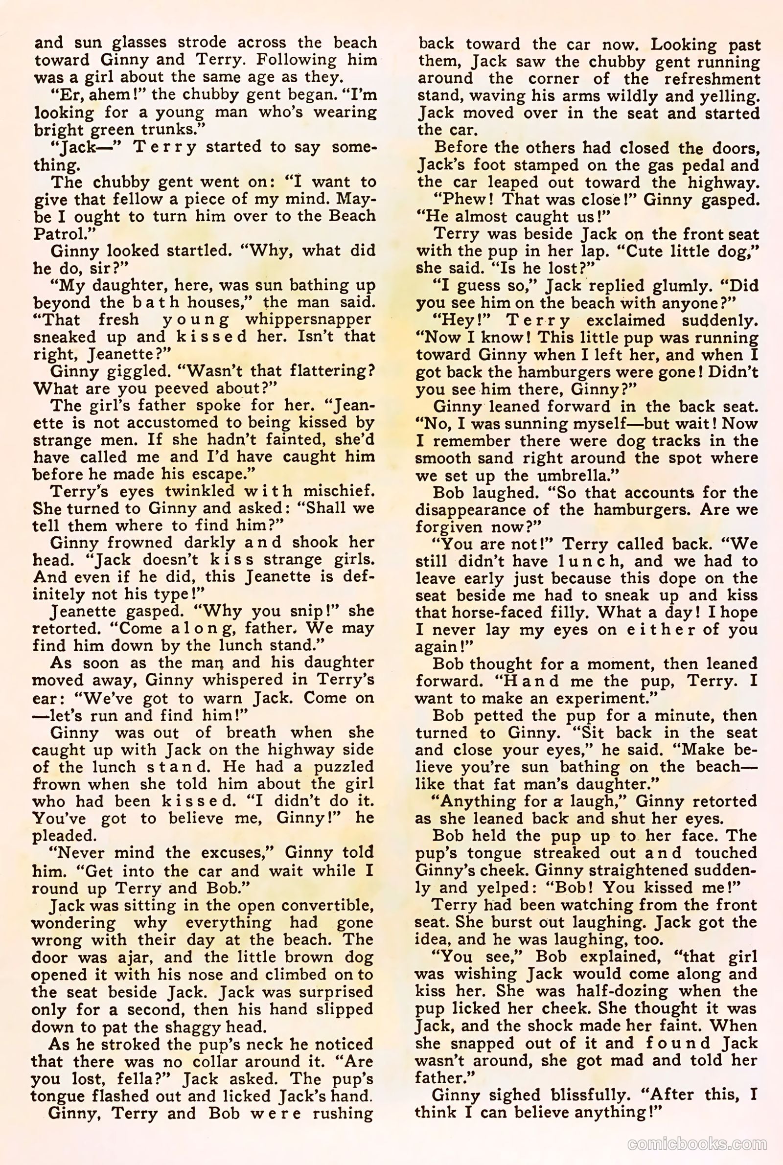 Mopsy #10 (1950) — page 35 of 36