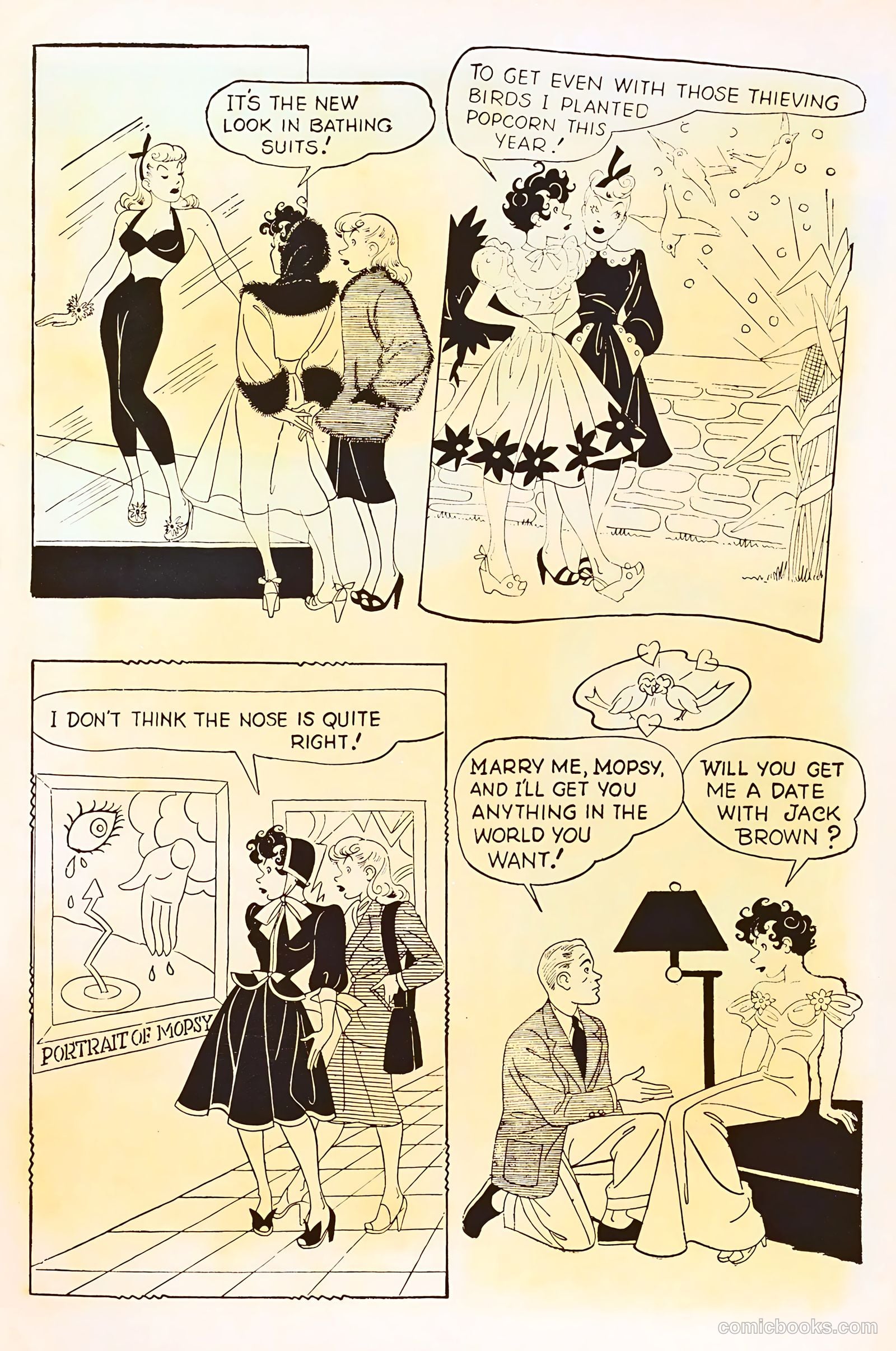 Mopsy #11 (1950) — page 35 of 36