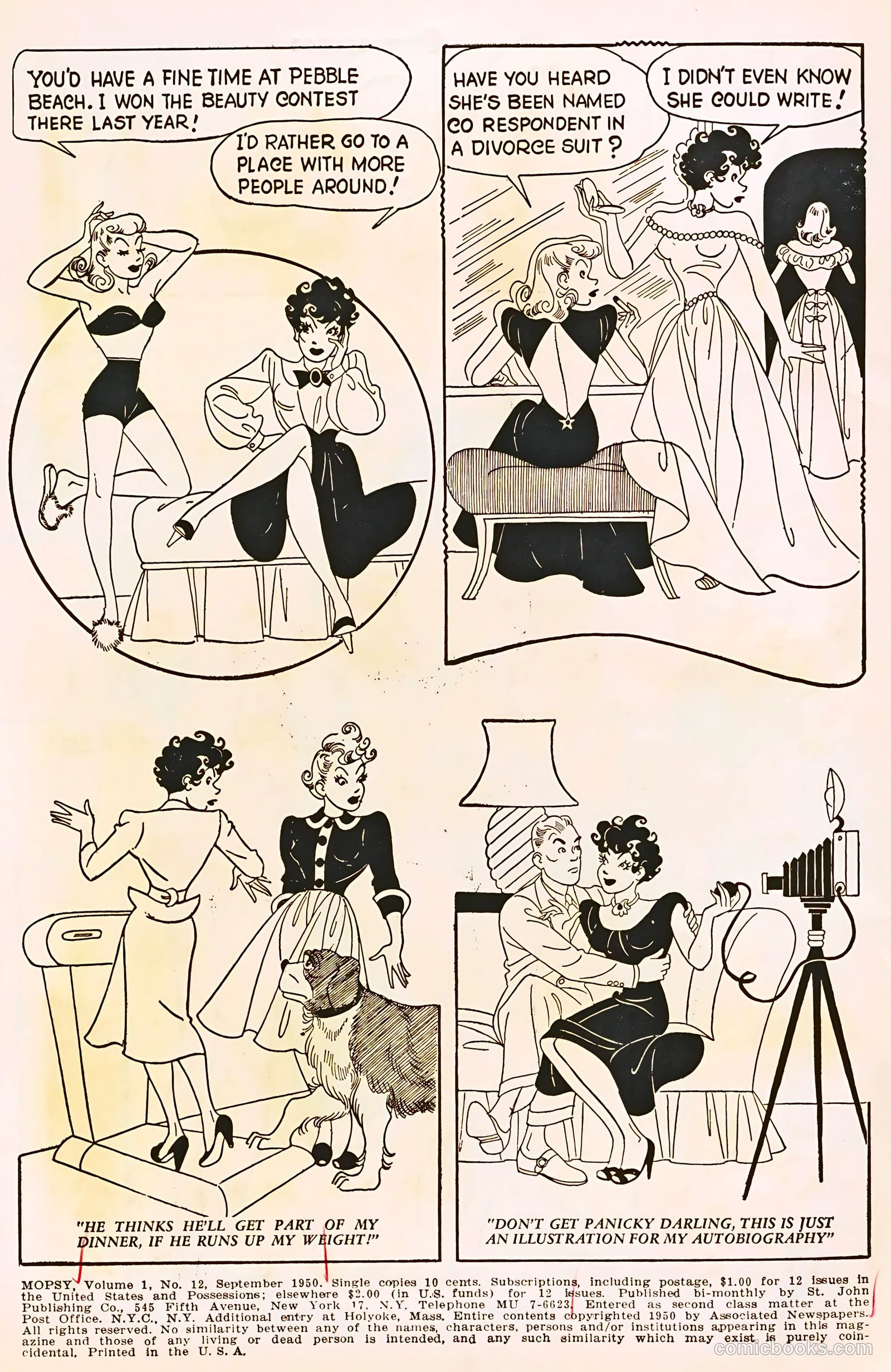 Mopsy #12 (1950) — page 2 of 36