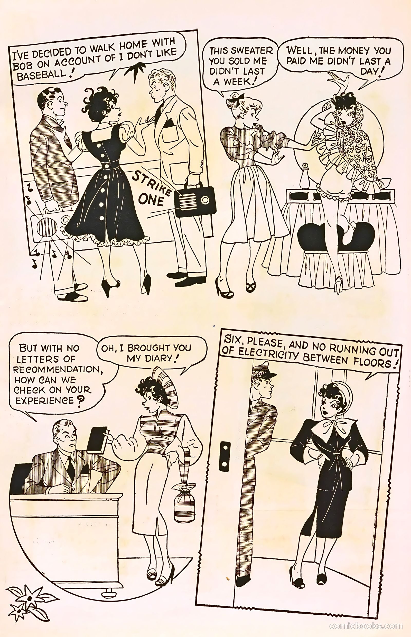 Mopsy #12 (1950) — page 35 of 36