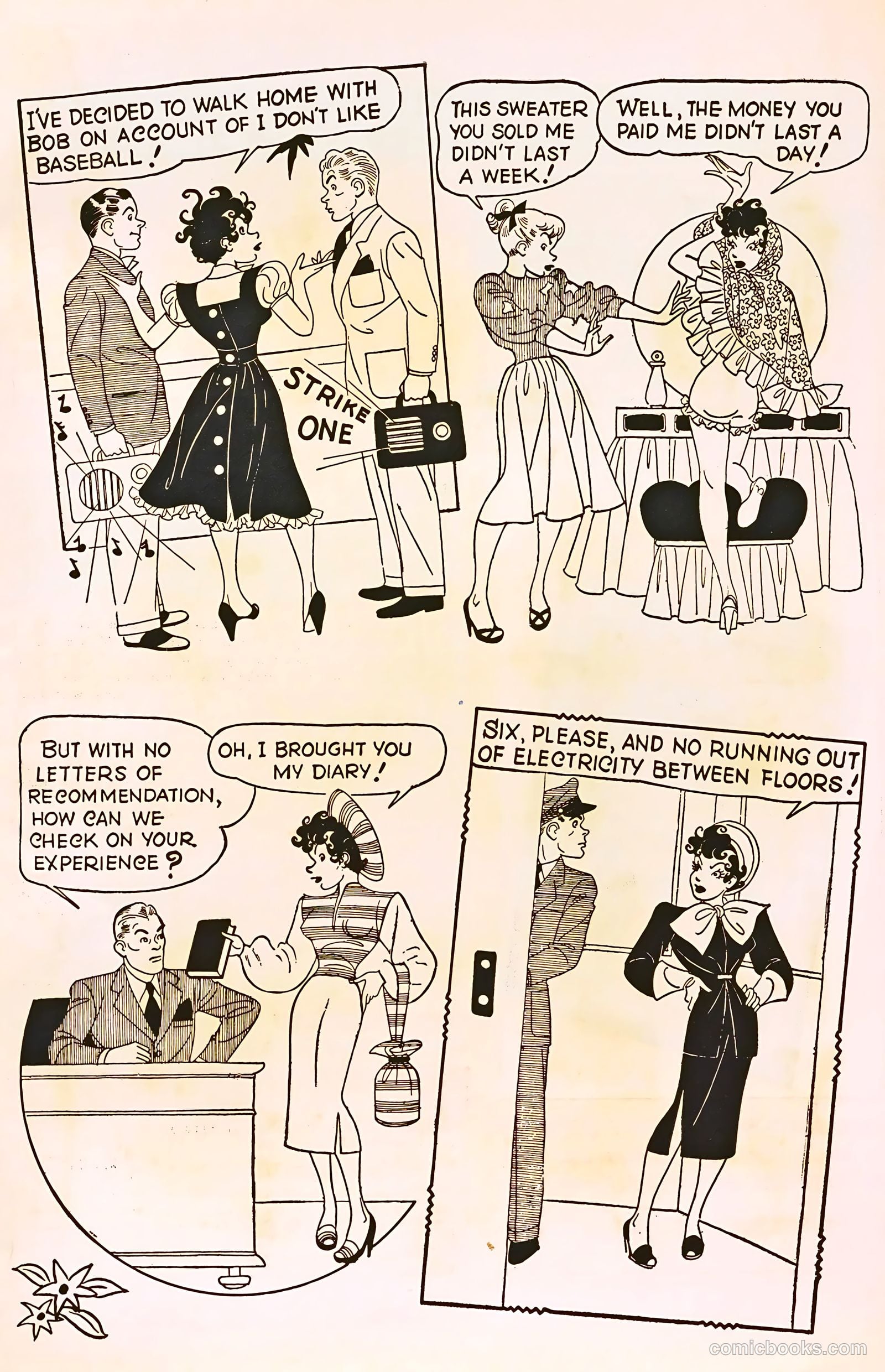 Mopsy #12 (1950) — page 35 of 36